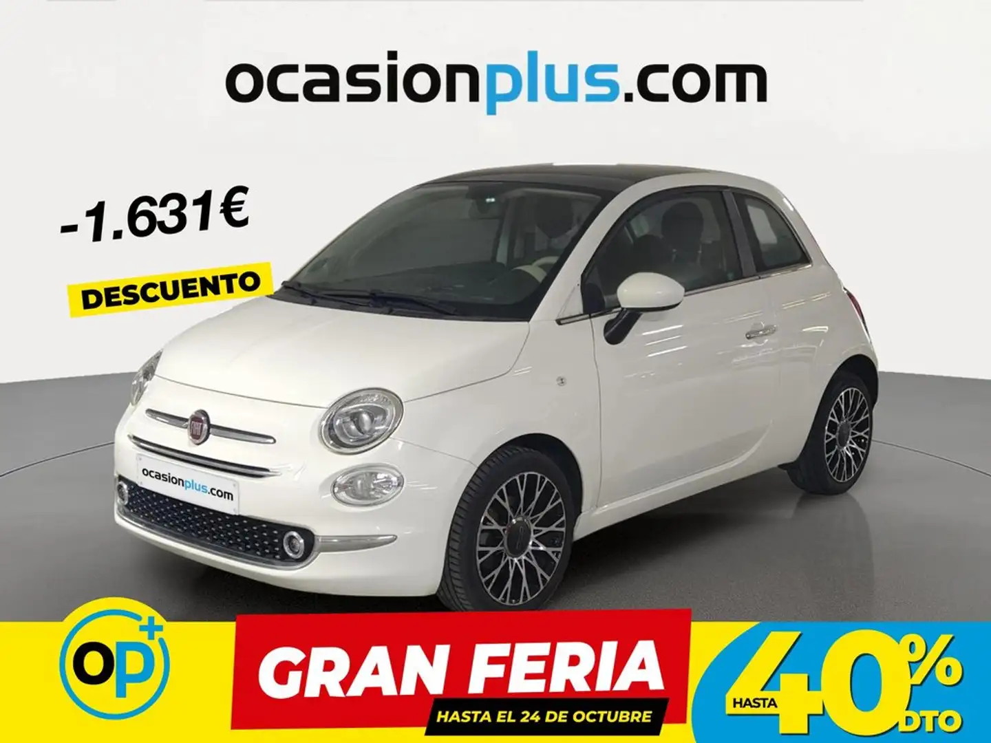 Fiat 500 1.0 Hybrid Dolcevita 52kW Blanco - 1