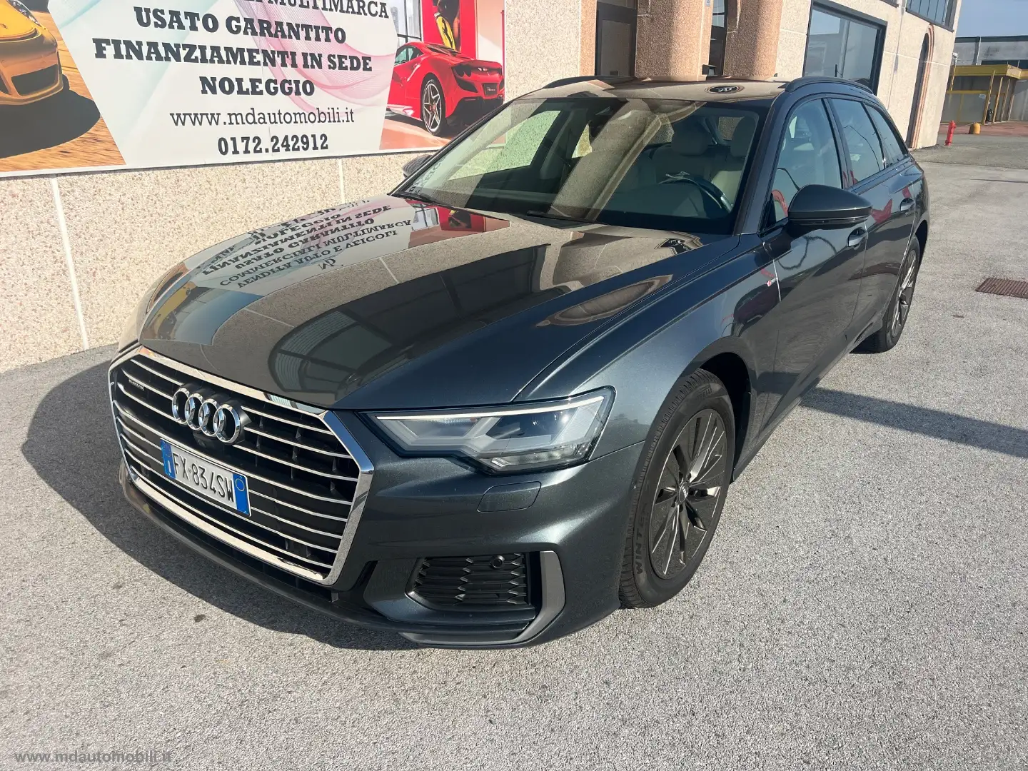 Audi A6 Avant 45 3.0 TDI qu. tipt. Bus. Sport S LINE CAMER Grigio - 1