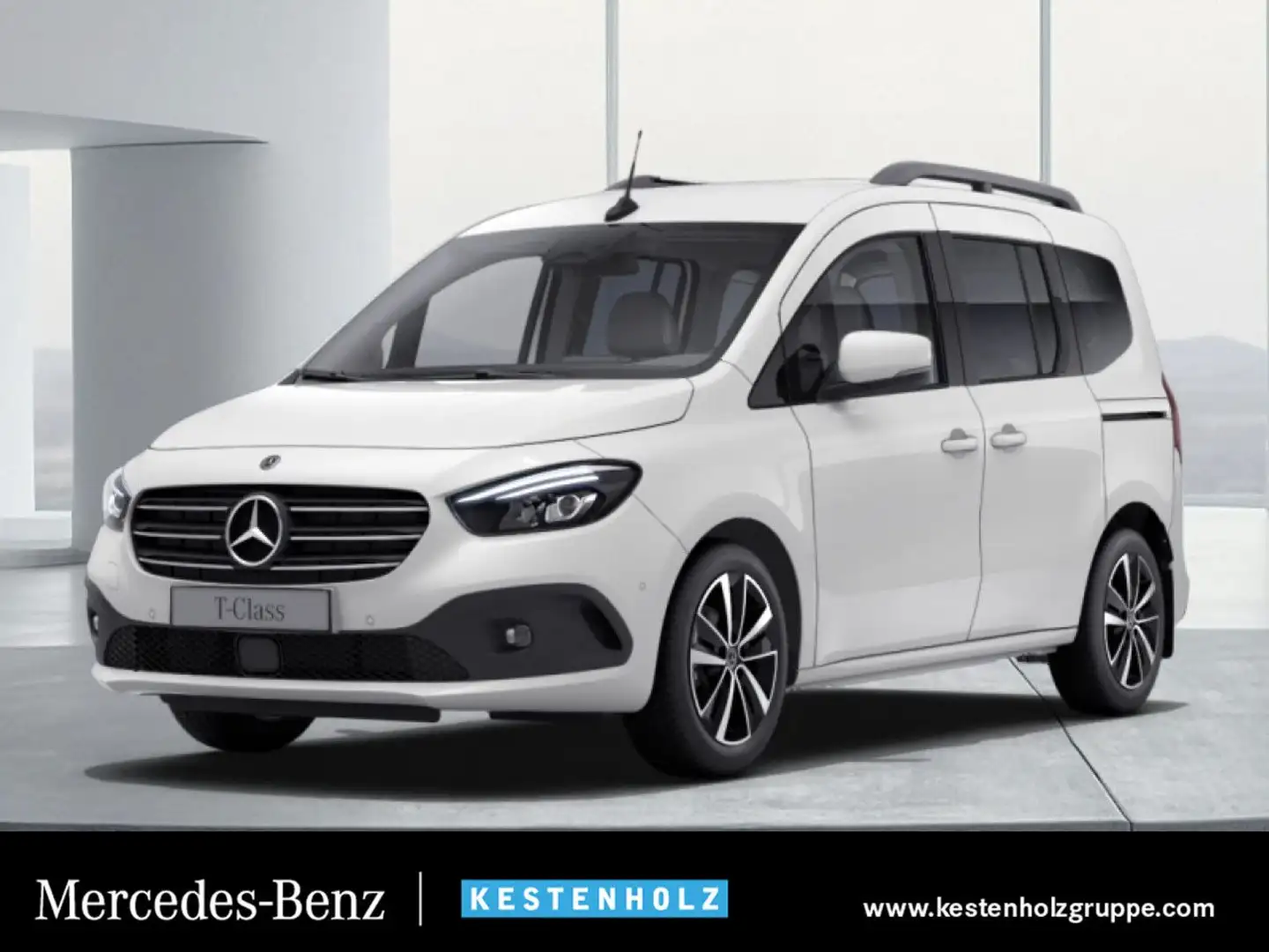 Mercedes-Benz T-Class T 180 PROGRESSIVE Standard LED AHK Keyl-GO Kamera Blanc - 1