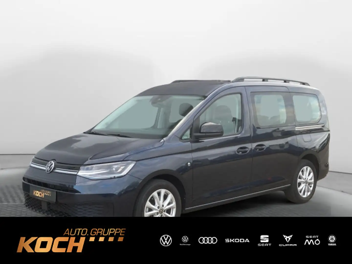 Volkswagen Caddy Life TDI 90 kw Navi LED GRA Bleu - 1