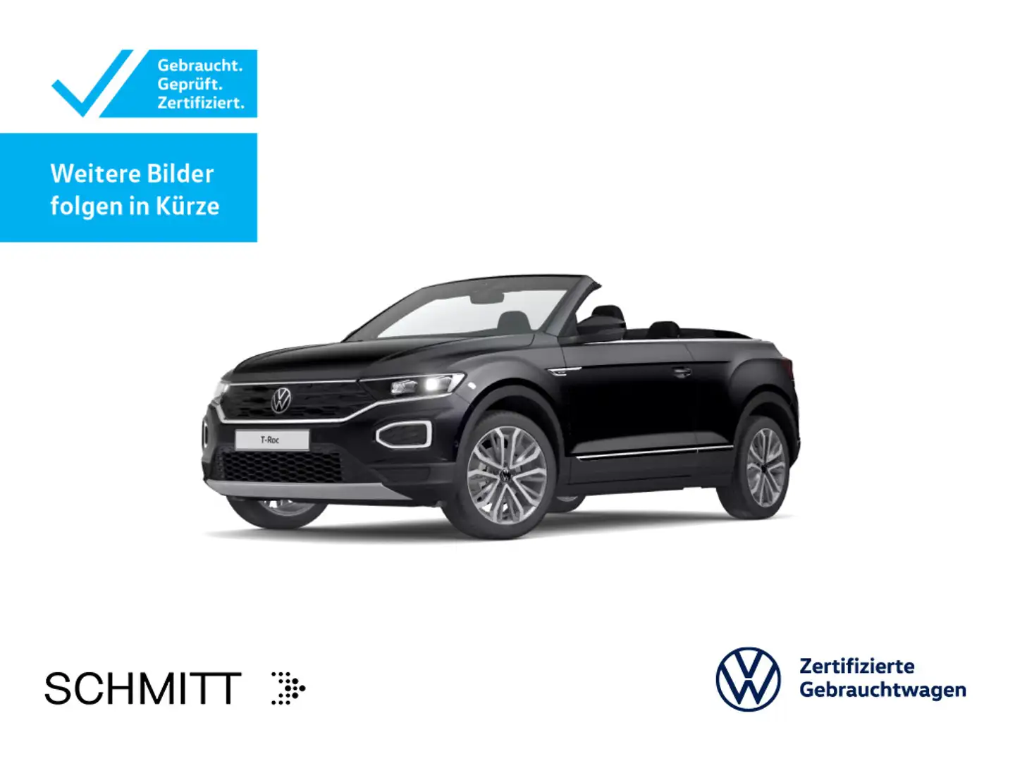 Volkswagen T-Roc 1.5 TSI DSG STYLE*STHZG*LED*KAME Schwarz - 1
