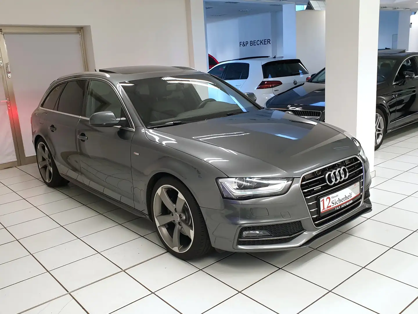 Audi A4 A4 Avant 3.0 TDI Quattro 3xS Line Scheckheft AUDI Grijs - 2