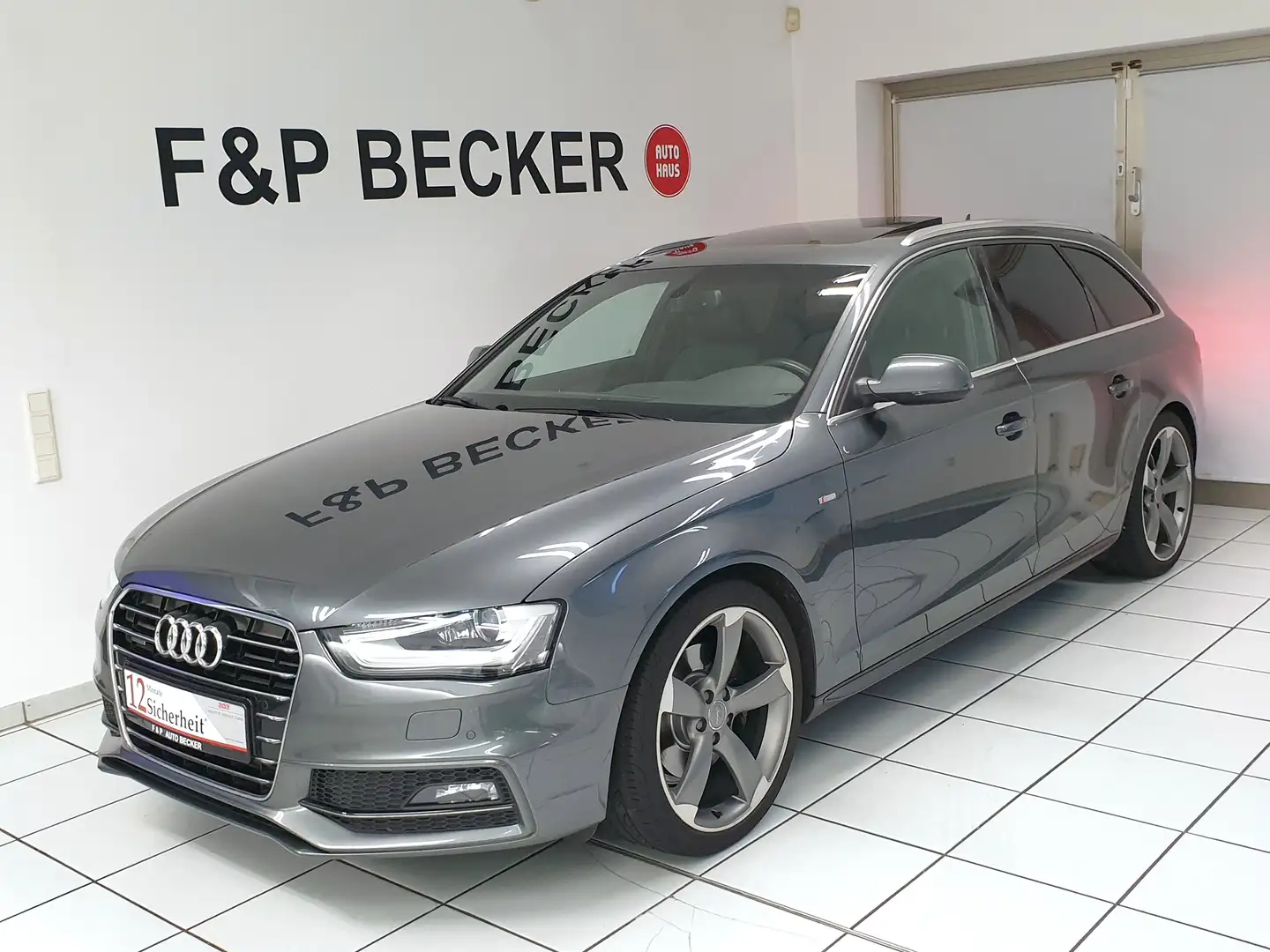 Audi A4 A4 Avant 3.0 TDI Quattro 3xS Line Scheckheft AUDI Grijs - 1