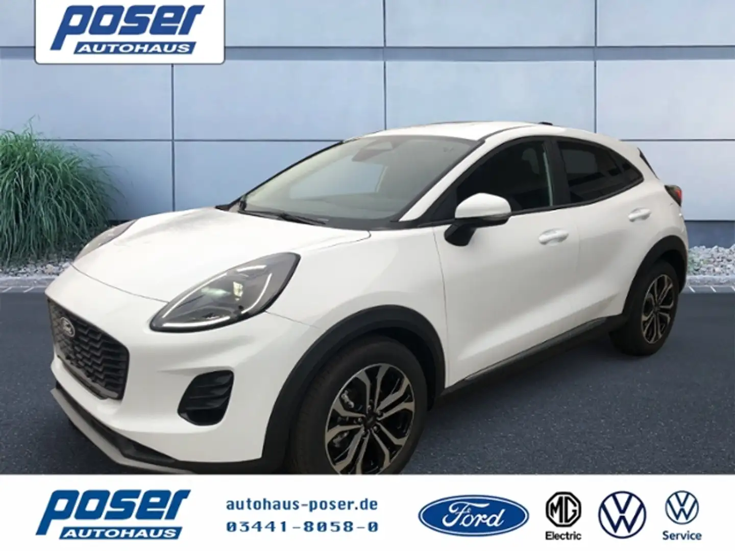 Ford Puma Titanium KLIMA LED NAVI ALU Blanco - 1