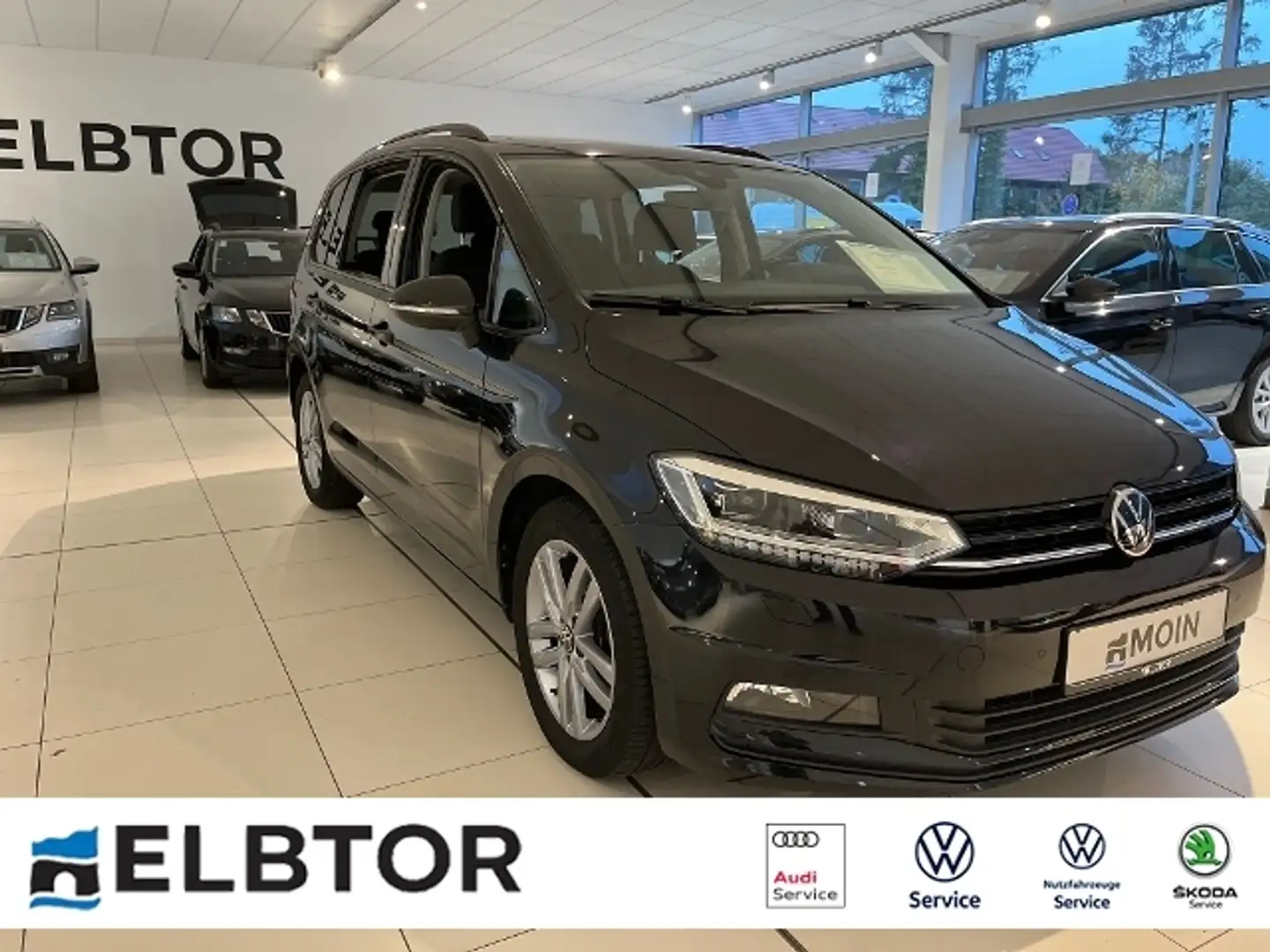 Volkswagen Touran 2.0 TDI DSG Highline Navi AHK SHZ PANO Schwarz - 1