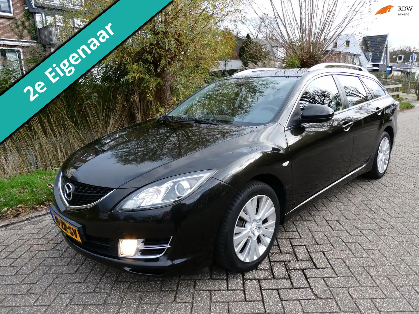Mazda 6 Sportbreak 2.0 S-VT 147pk 2e eig. Clima Cruise Tre Zwart - 1