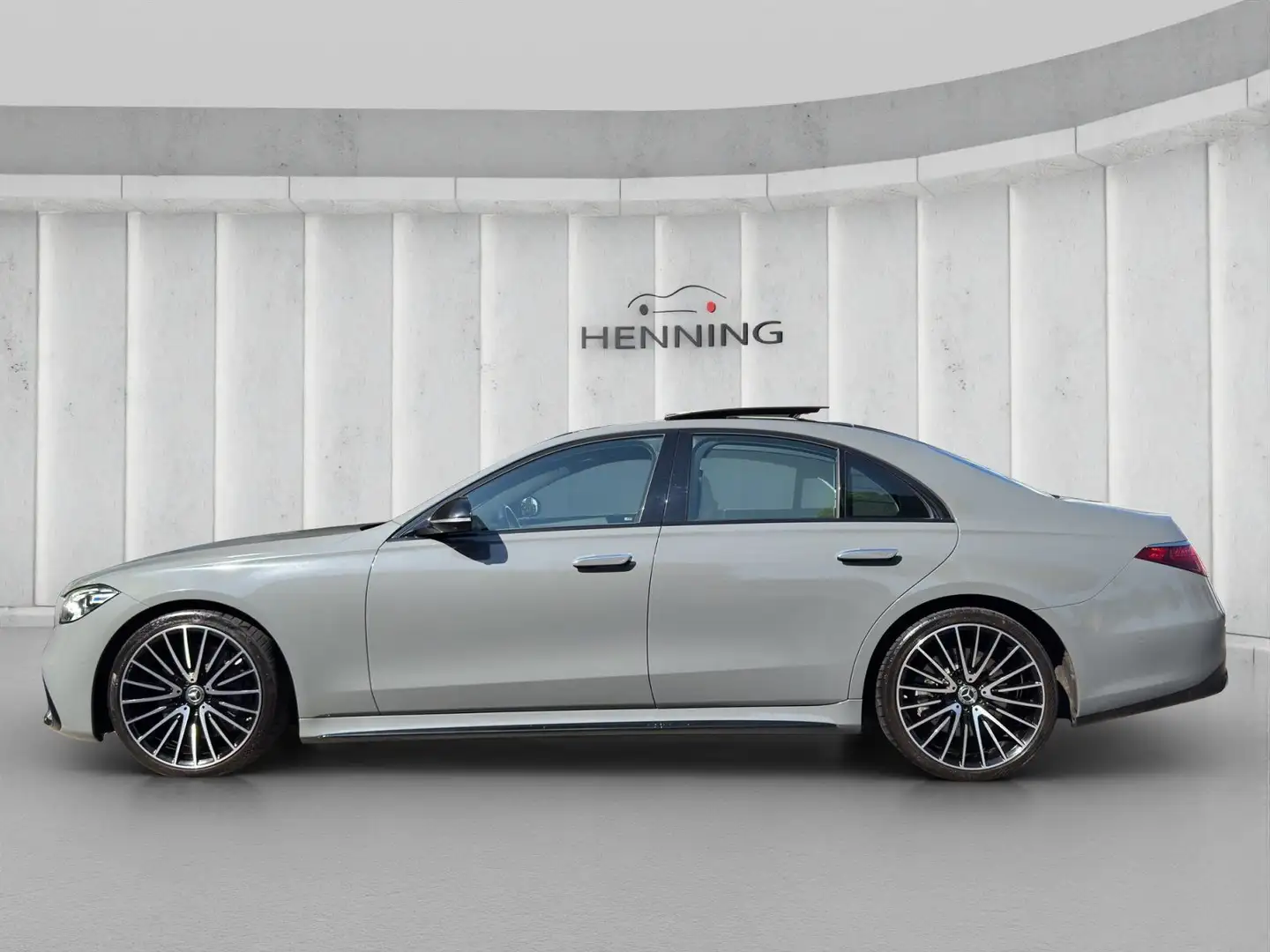 Mercedes-Benz S 400 d 4MATIC Limousine Standh. Augm. TV hinten Bílá - 2