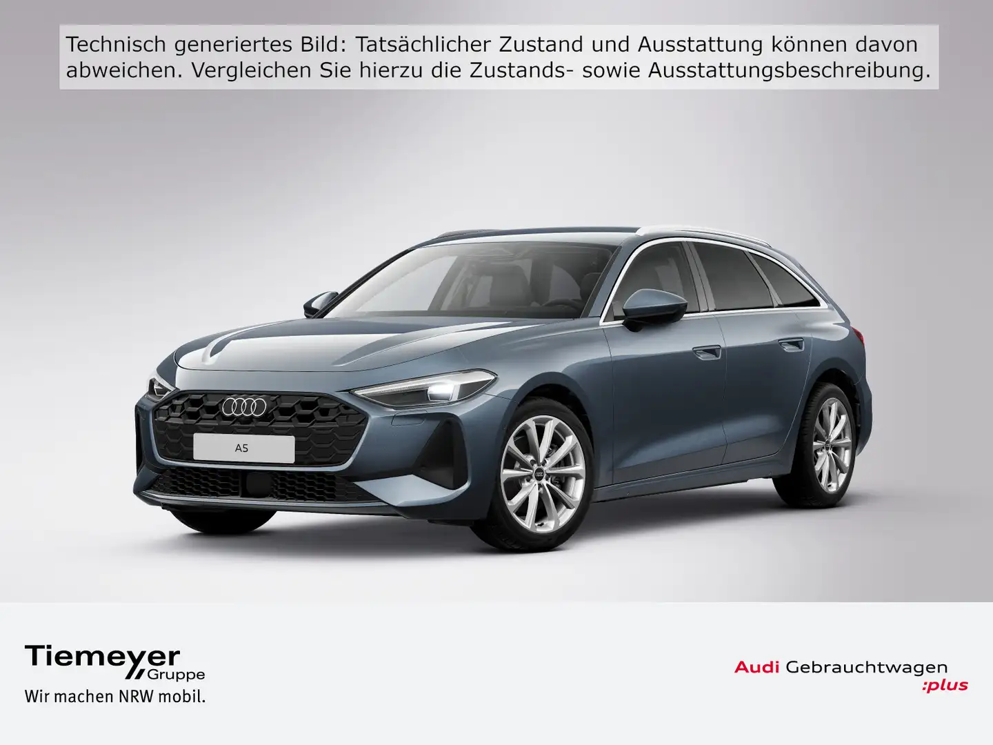 Audi A5 TFSI Q LEDER NAVI AHK KAMERA Blau - 1