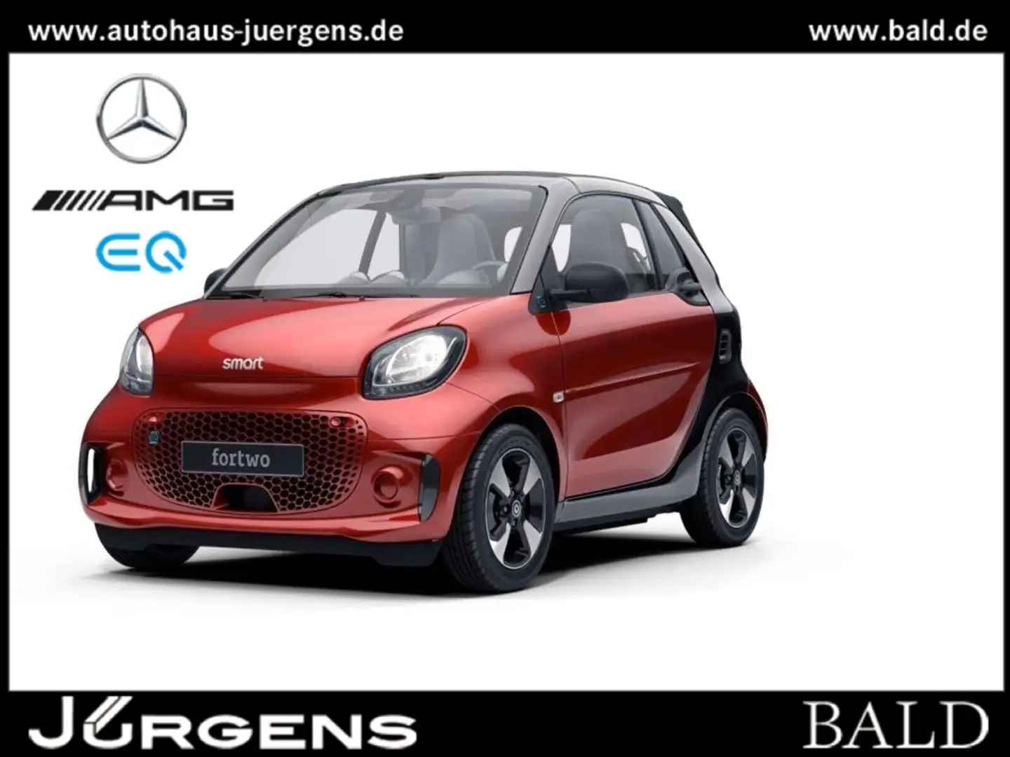smart forTwo EQ  cabrio + Rot - 1