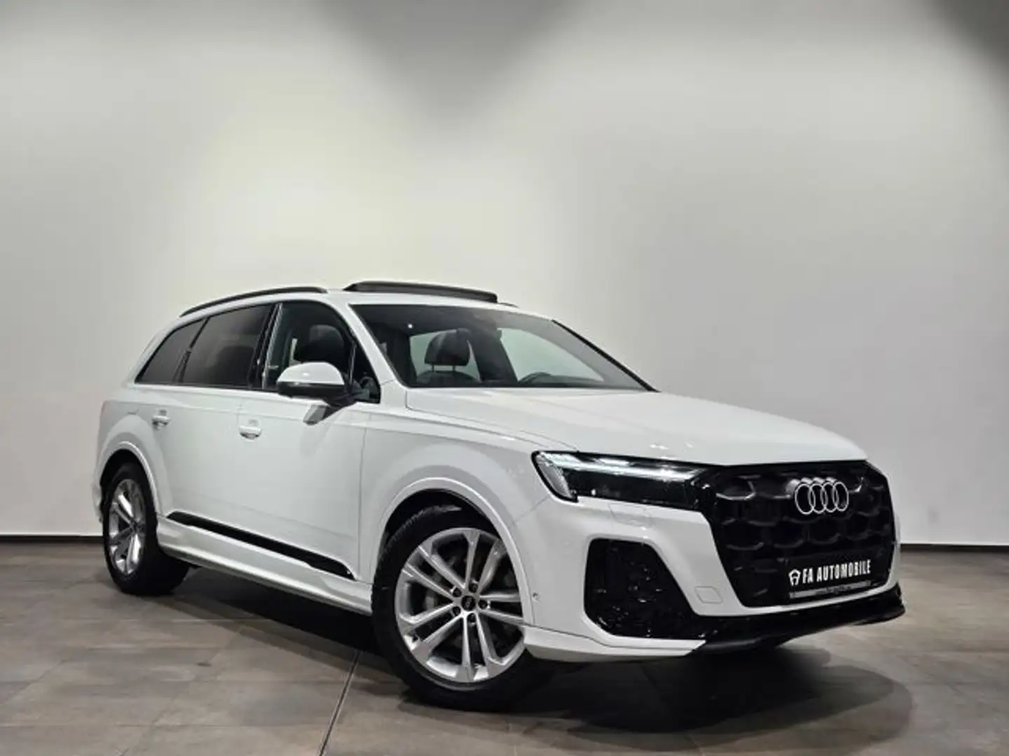 Audi Q7 50 TDI S Line Black 7Sitz Pano Matrix Facelif Weiß - 2