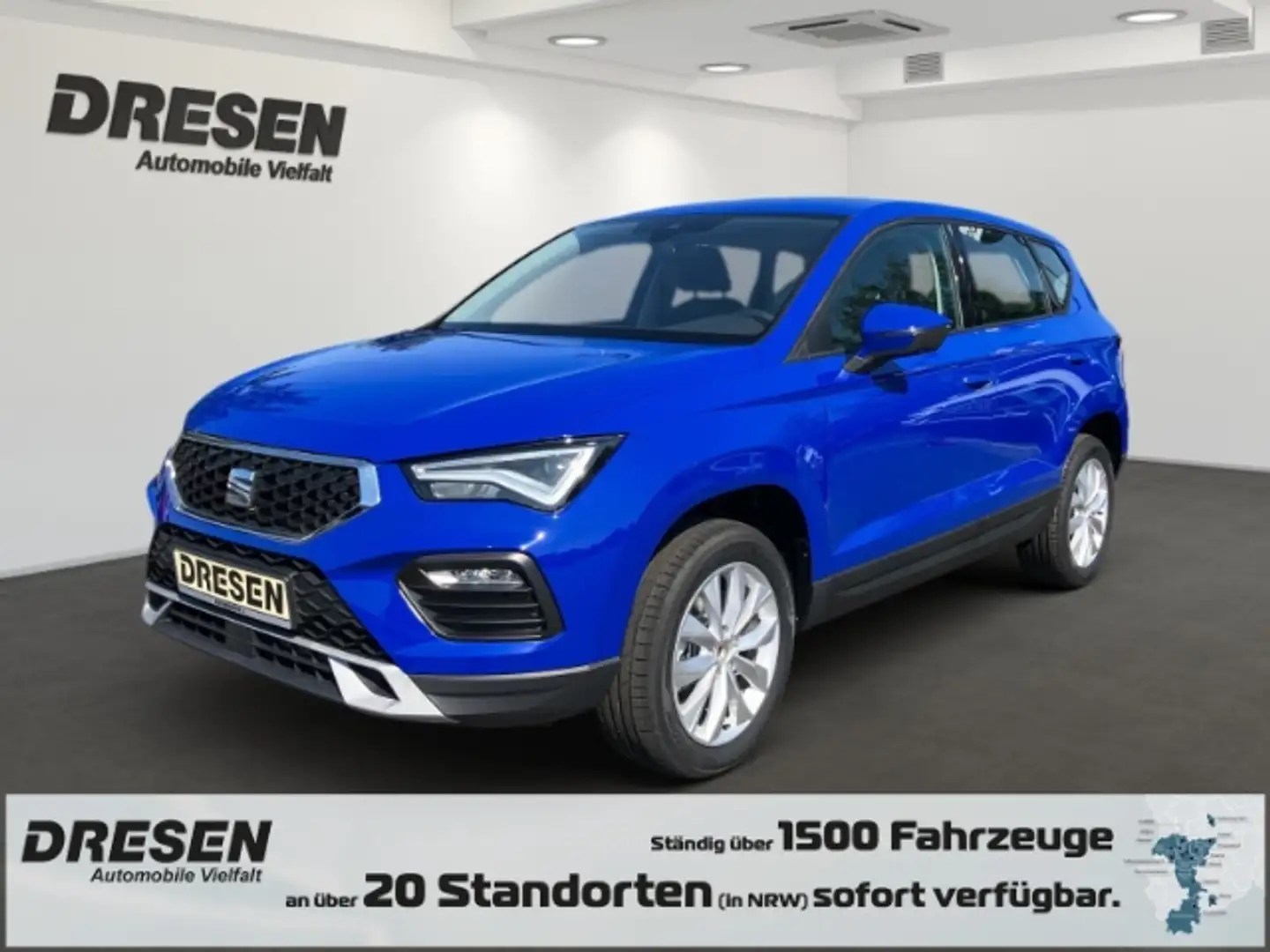SEAT Ateca Style Navi+Kamera+AHK Eltr+Standheizung Blau - 1