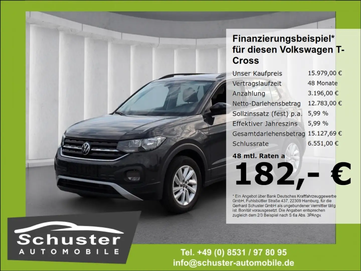 Volkswagen T-Cross Life 1.0TSI*SHZ PDCv+h Spurass Bluet DAB Grau - 1