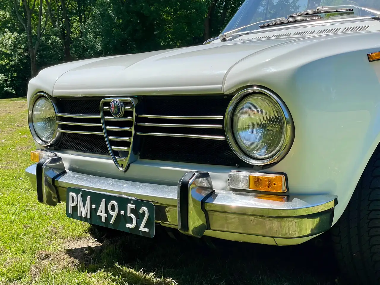 Alfa Romeo Giulia 1300 Wat een enorm lekker wit Supertje is dit!, foto 3