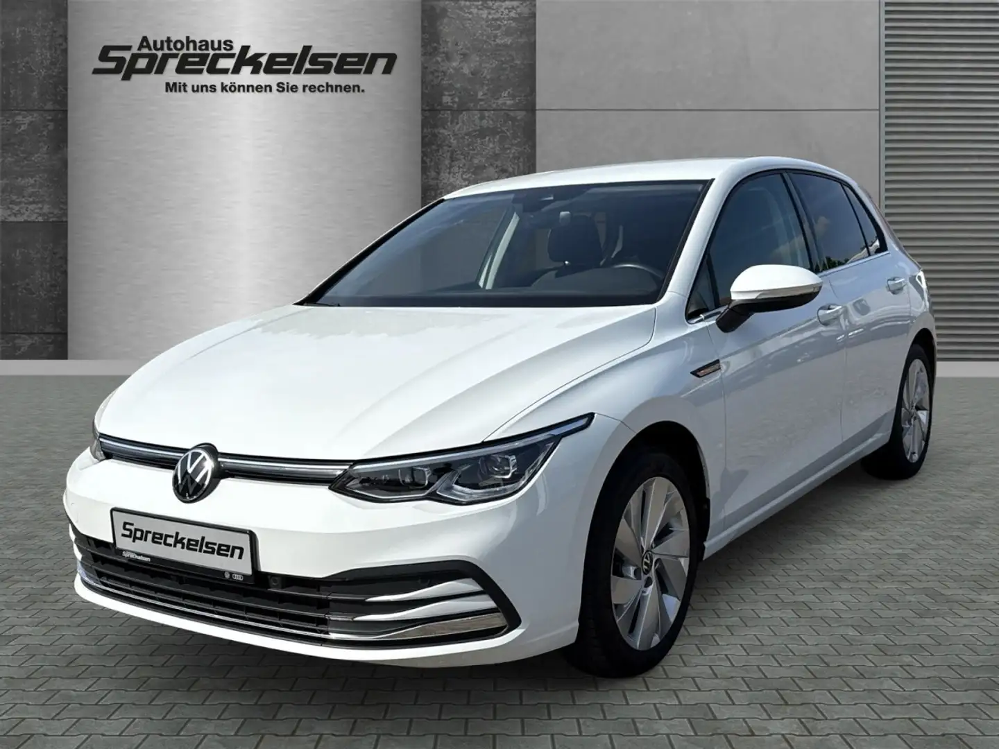 Volkswagen Golf VIII 1.5 TSI Style++Aut.++AHK++Navi++ Klima Navi Weiß - 1