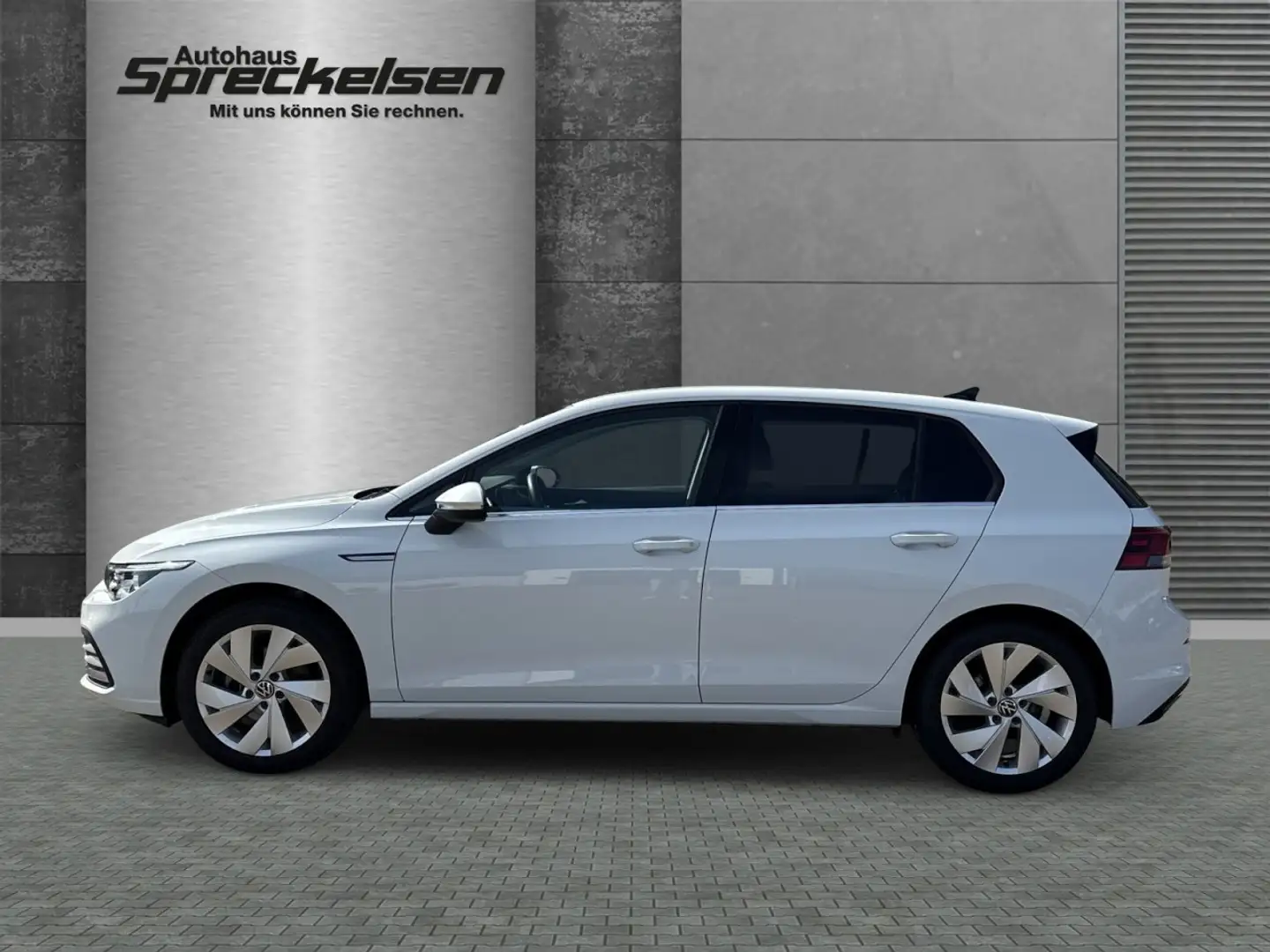Volkswagen Golf VIII 1.5 TSI Style++Aut.++AHK++Navi++ Klima Navi Weiß - 2