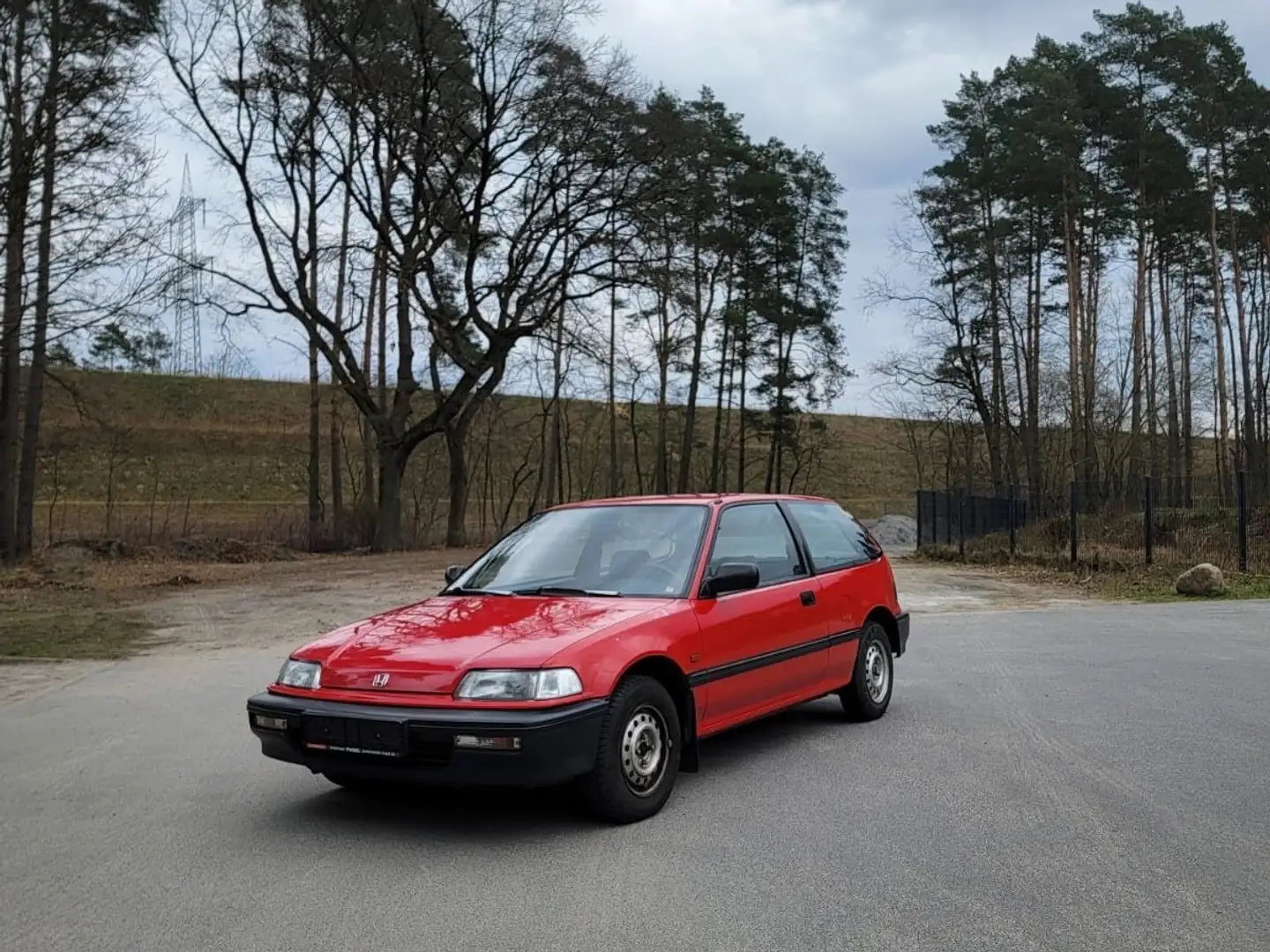 Honda Civic 1991 [EC/ED] Czerwony - 1