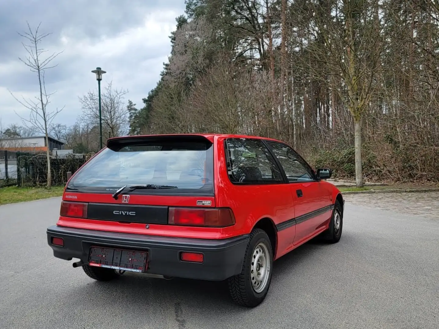 Honda Civic 1991 [EC/ED] Червоний - 2