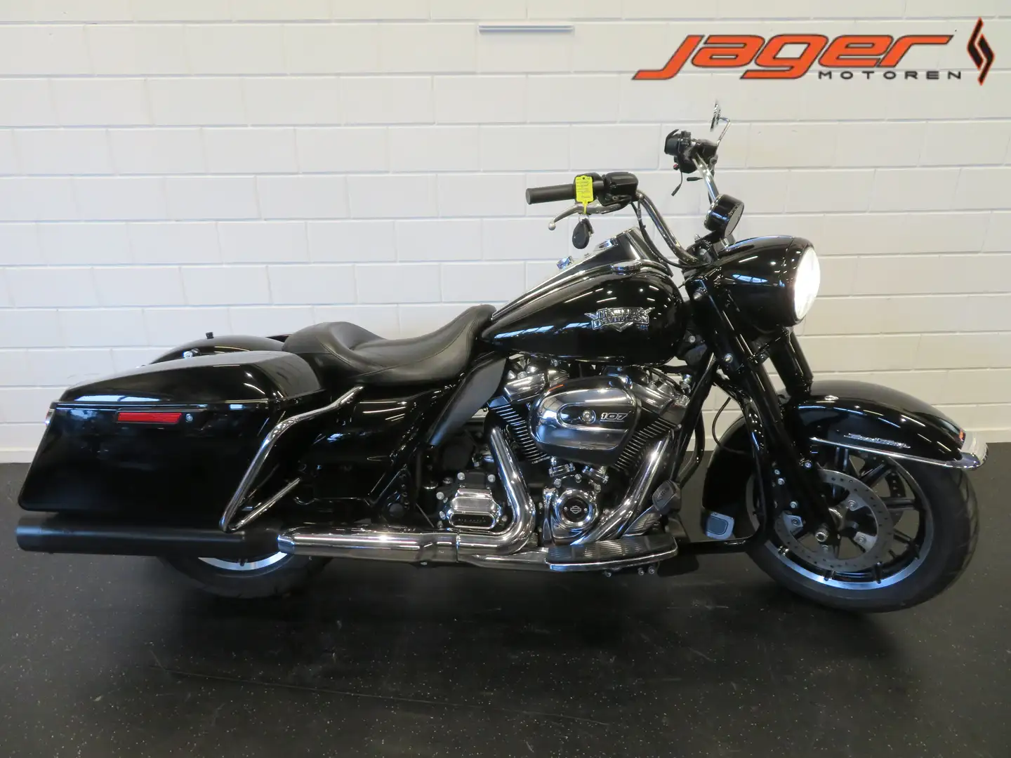 Harley-Davidson Road King FLHP POLICE 5HD 107 TOP! Negru - 1