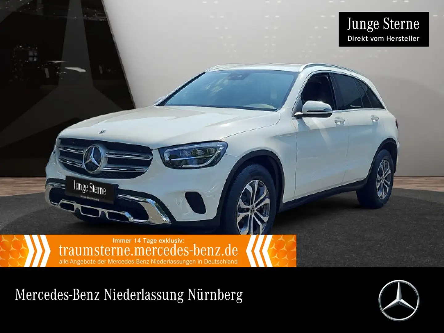 Mercedes-Benz GLC 200 d 4M KAMERA+KEYLESS+9G Blanc - 1