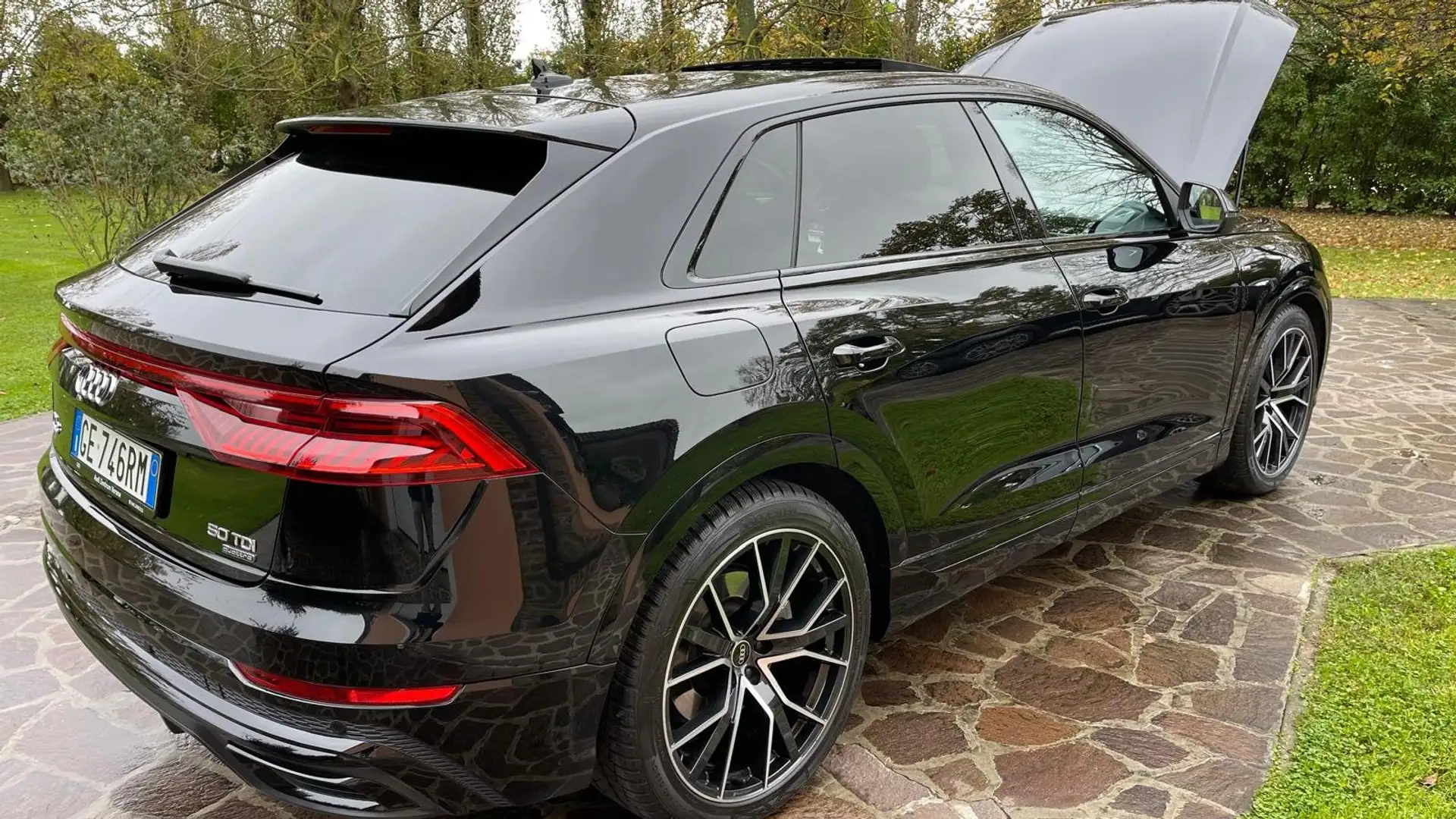 Audi Q8 50 3.0 tdi mhev BOLLI PAGATI 01/2026 Nero - 2