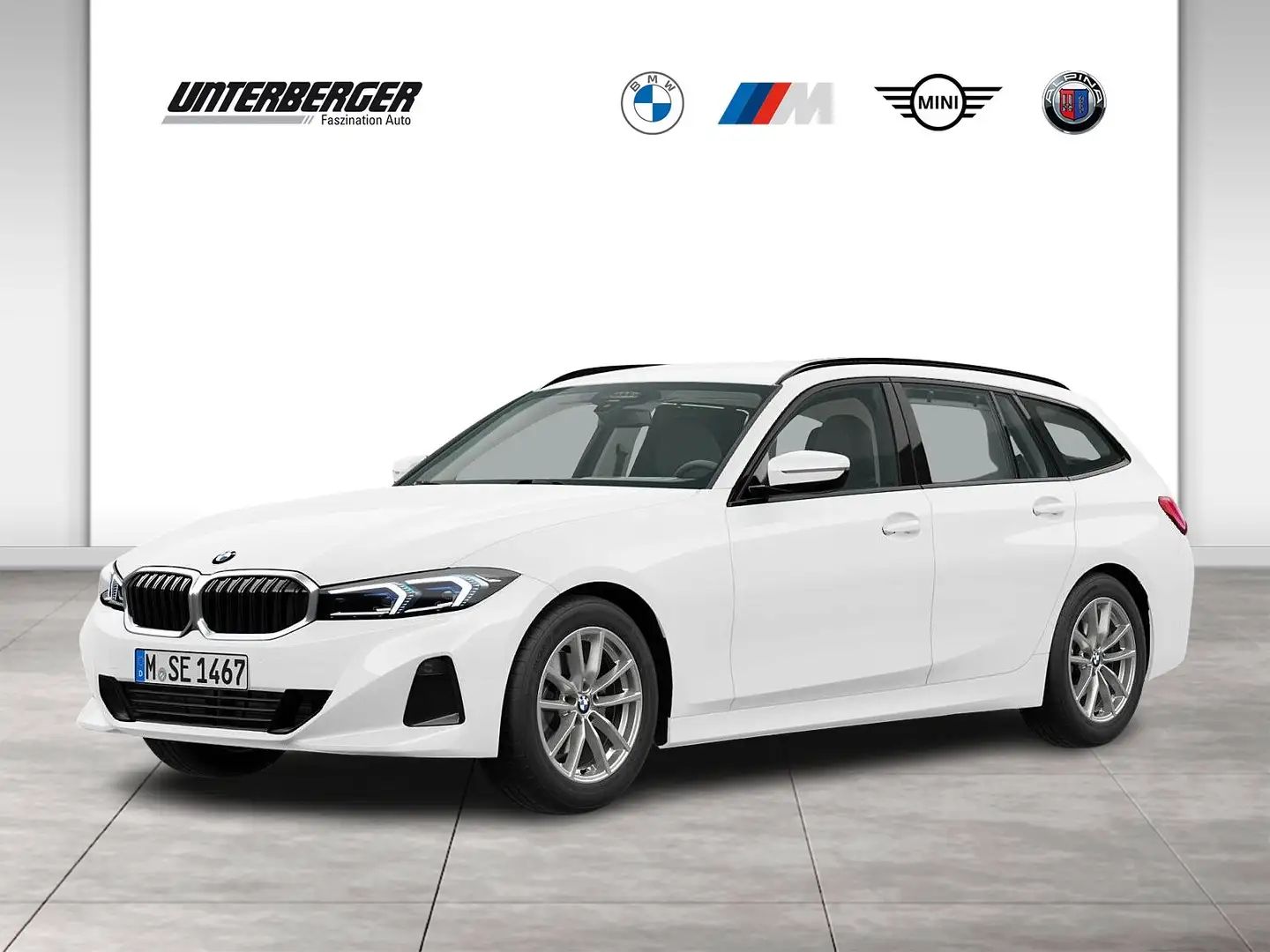 BMW 320 d Touring AHK DA PA RFK HUD HiFi ALED Weiß - 1