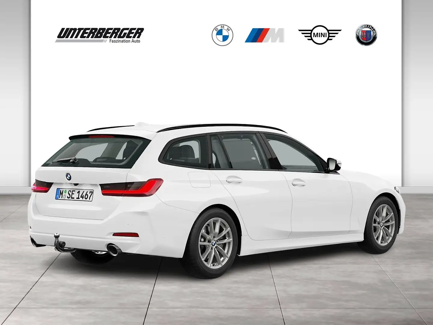 BMW 320 d Touring AHK DA PA RFK HUD HiFi ALED Weiß - 2