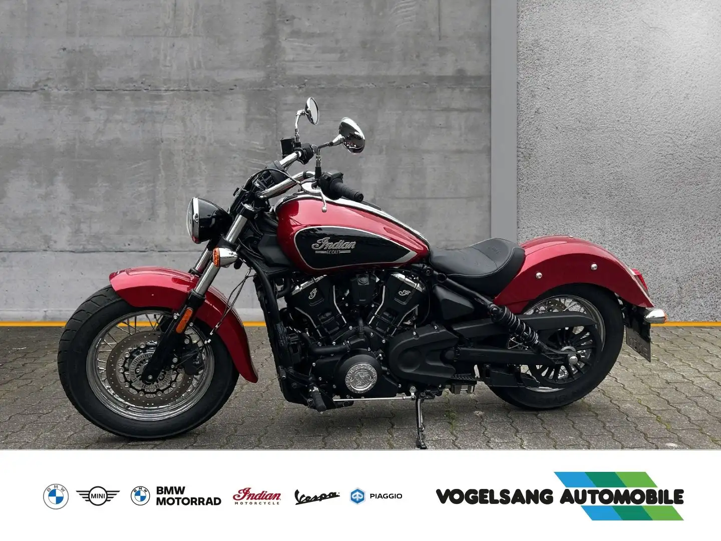 Indian Scout Classic Limited +Tech, TFT_Display, Keyles Rouge - 2