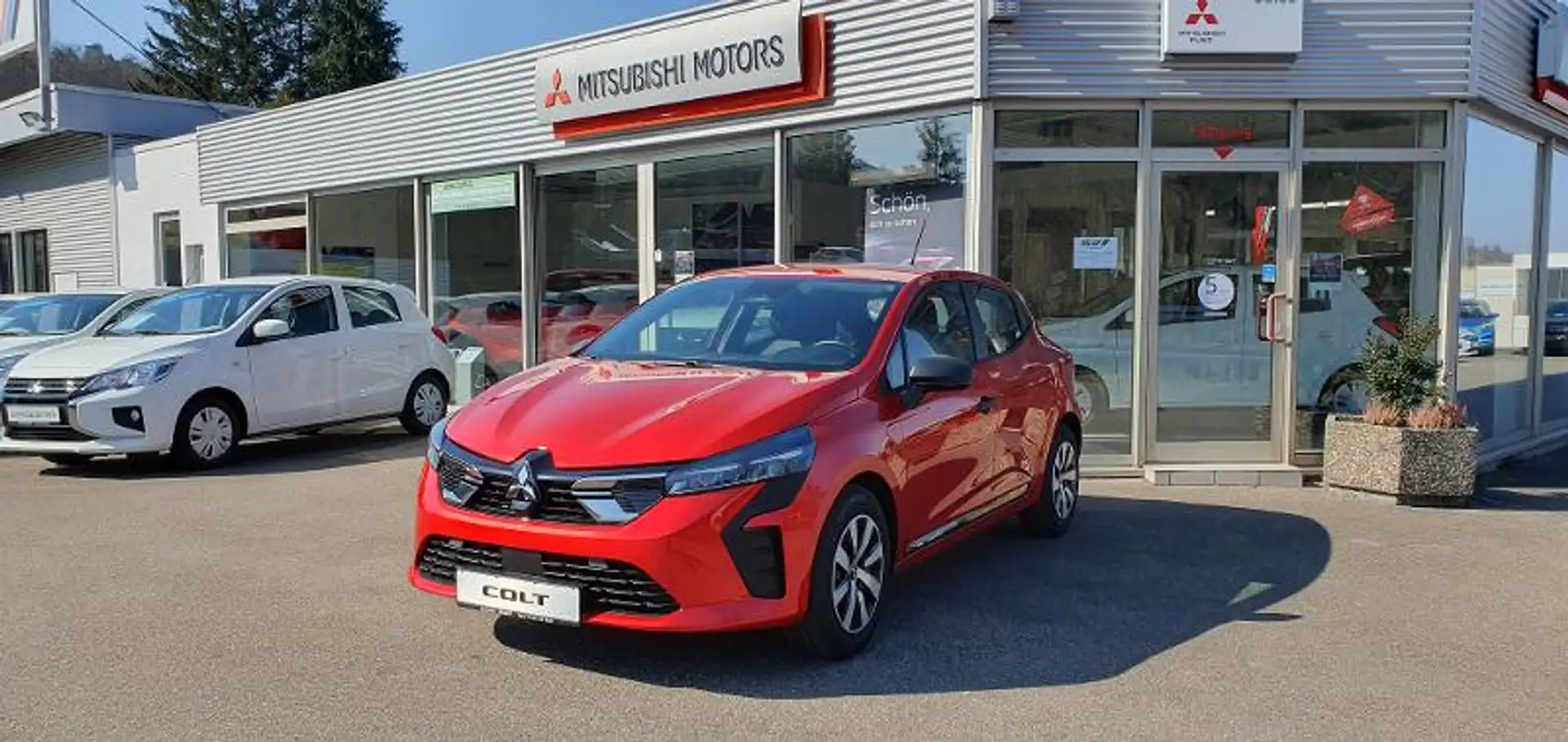 Mitsubishi Colt 1.0 BASIS KLIMAANLAGE/BI-LED/SMART-LINK/ZV Rouge - 1