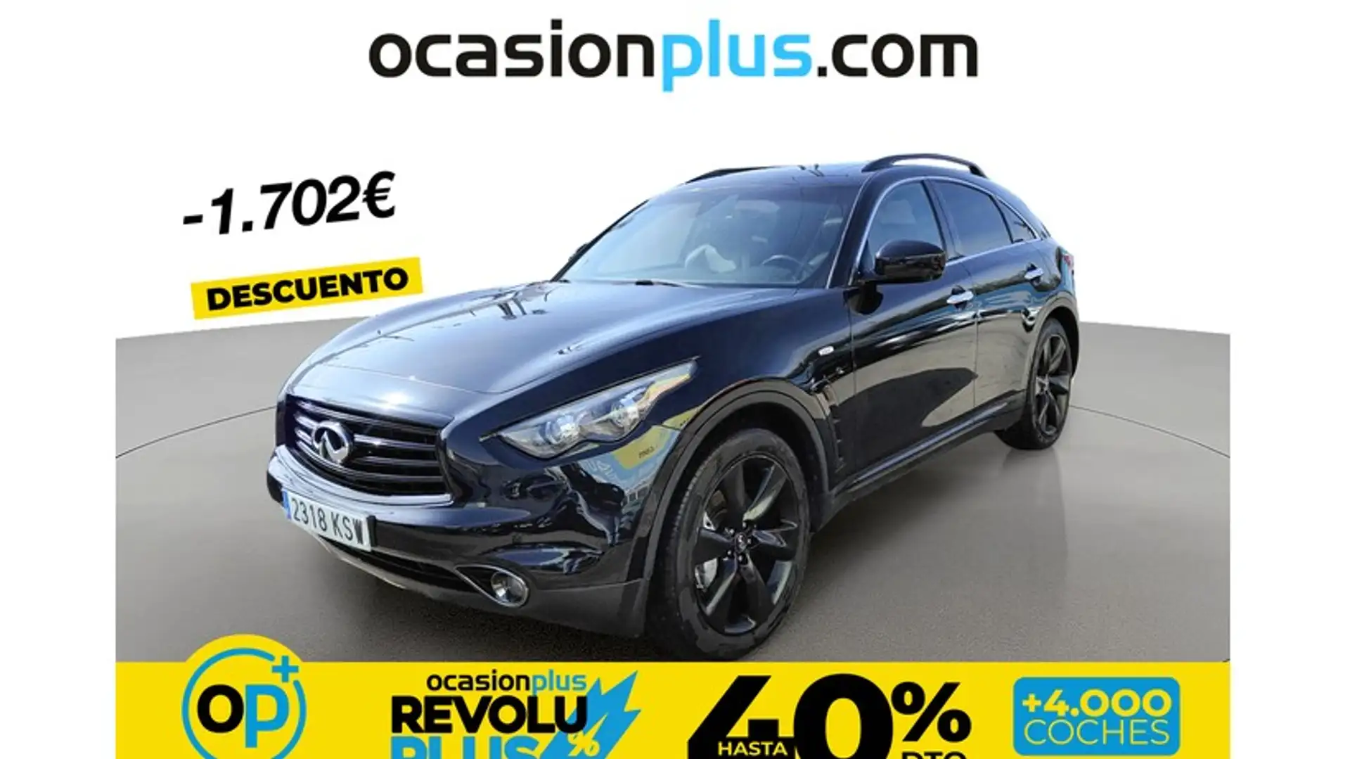 Infiniti QX70 3.0d S Premium Aut. Negro - 1