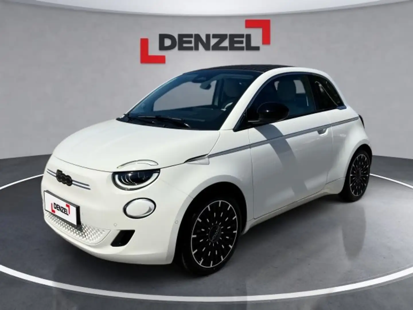 Fiat 500e Cabrio La Prima Weiß - 1