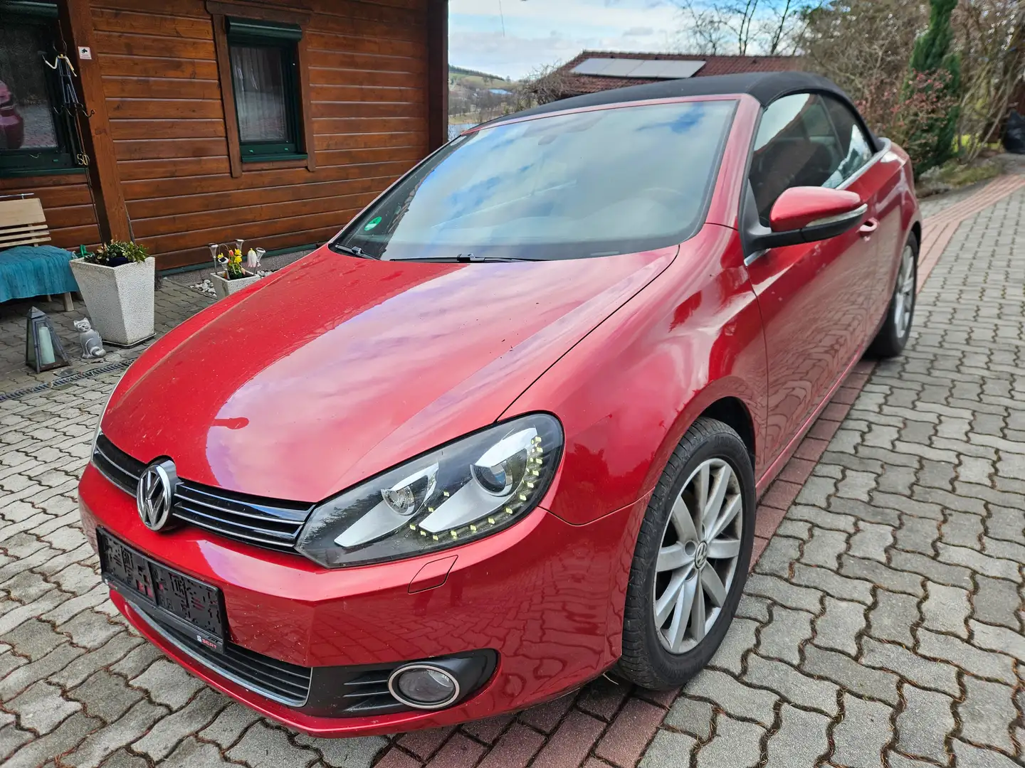 Volkswagen Golf Cabriolet Rot - 2