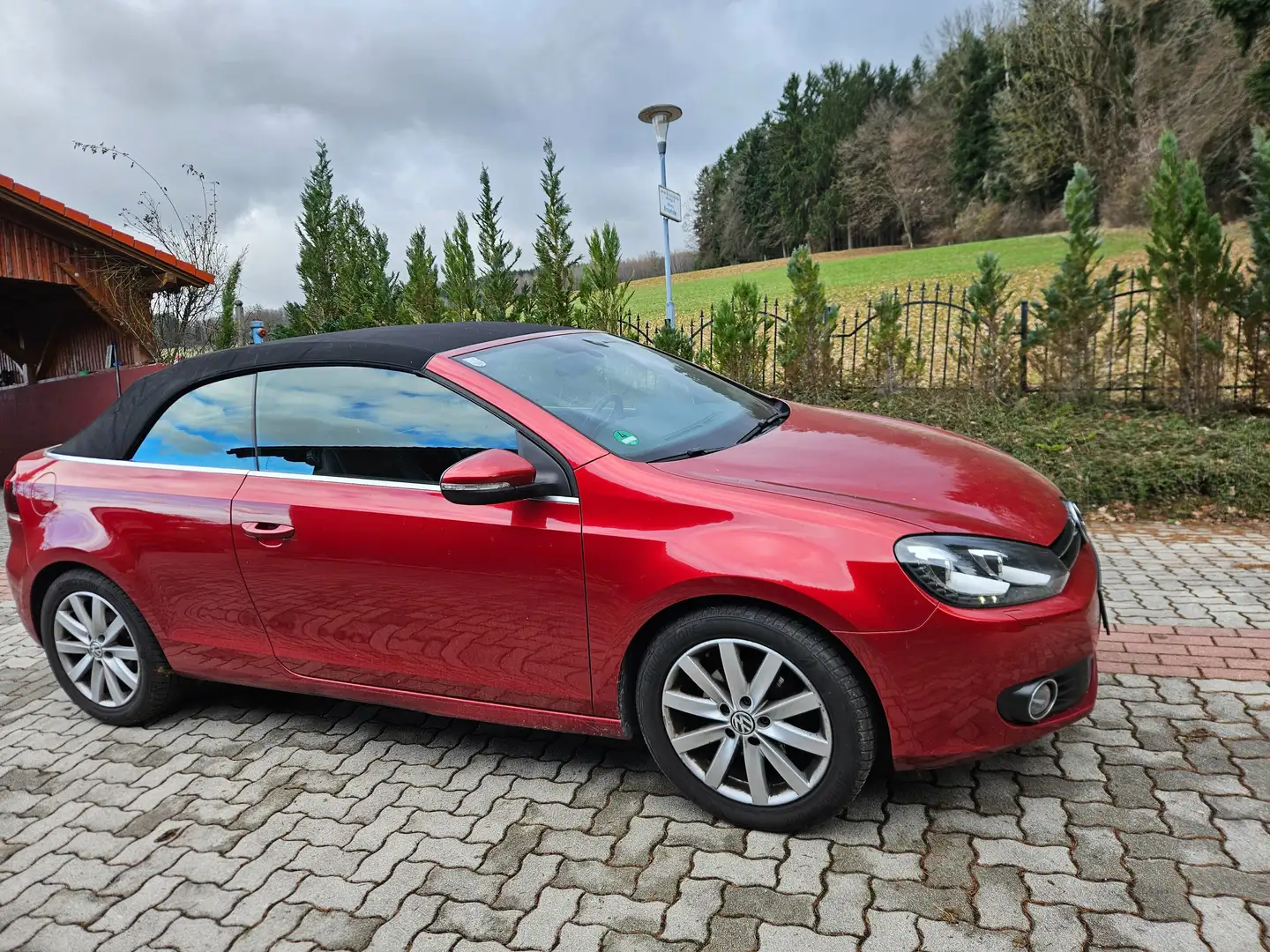Volkswagen Golf Cabriolet Rot - 1