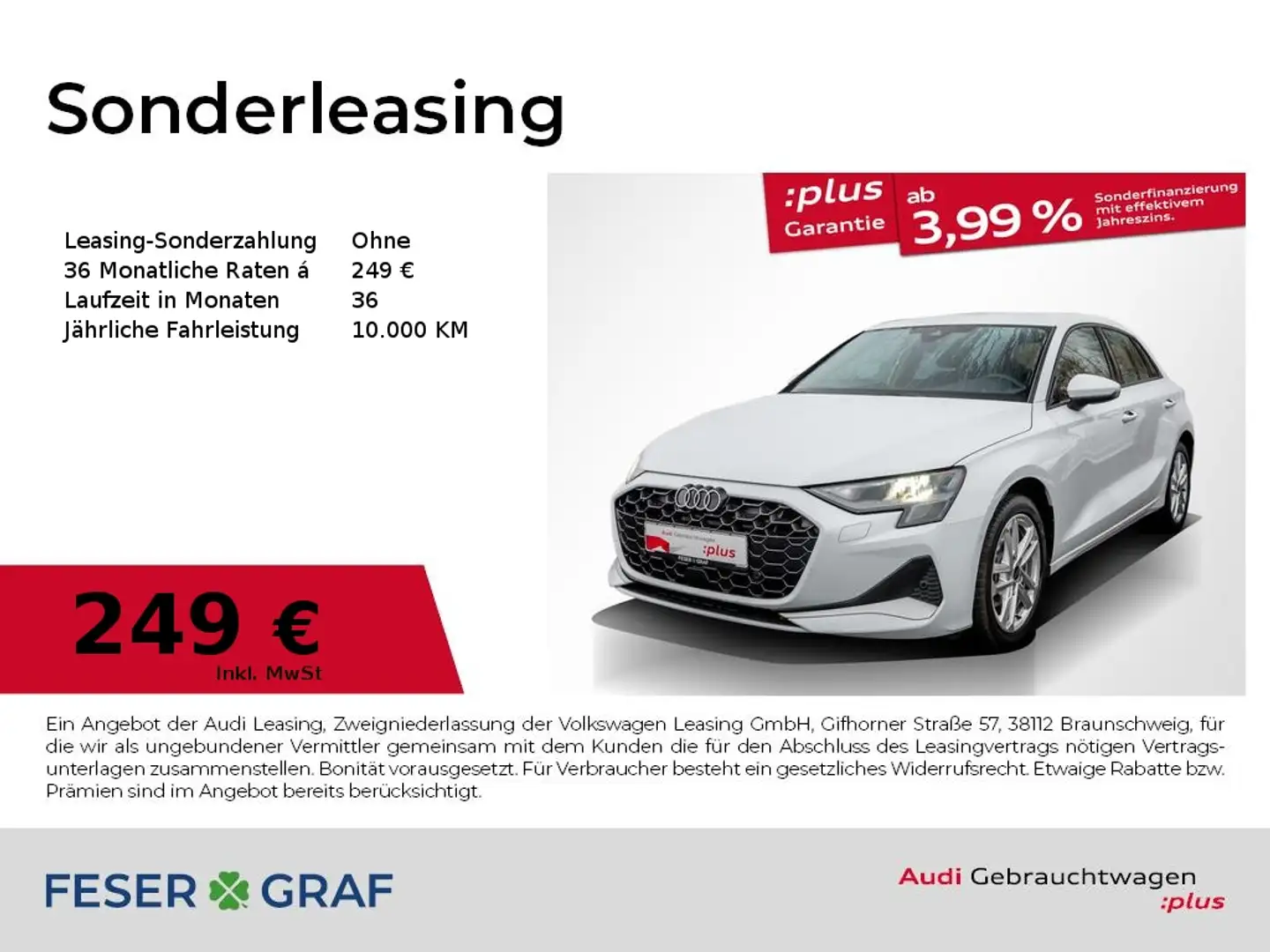 Audi A3 35 TFSI S tronic /LED/ACC/Navi+/Kamera Weiß - 1