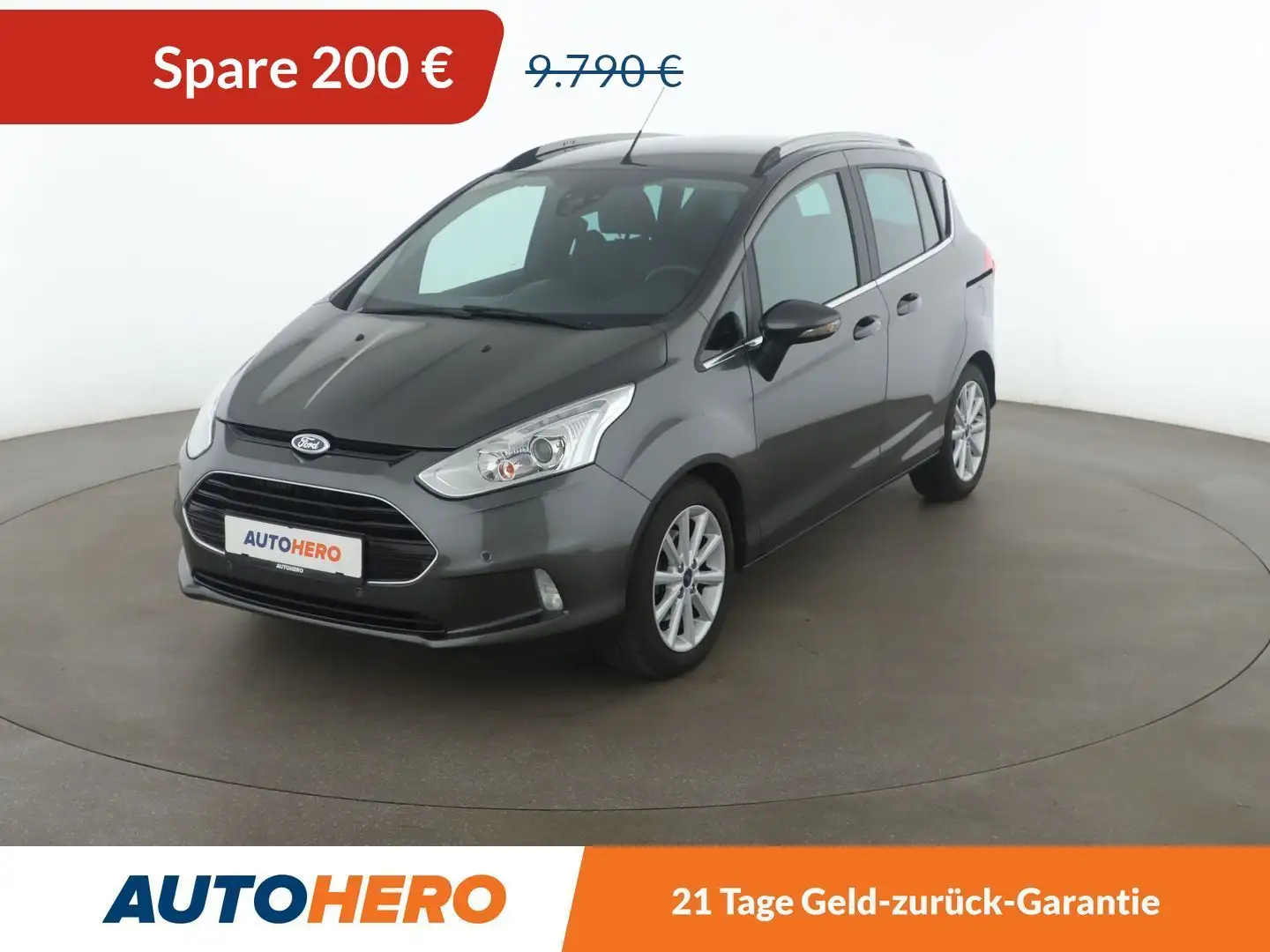 Ford B-Max 1.0 EcoBoost Titanium*NAVI*TEMPO*PDC*SHZ* Grau - 1