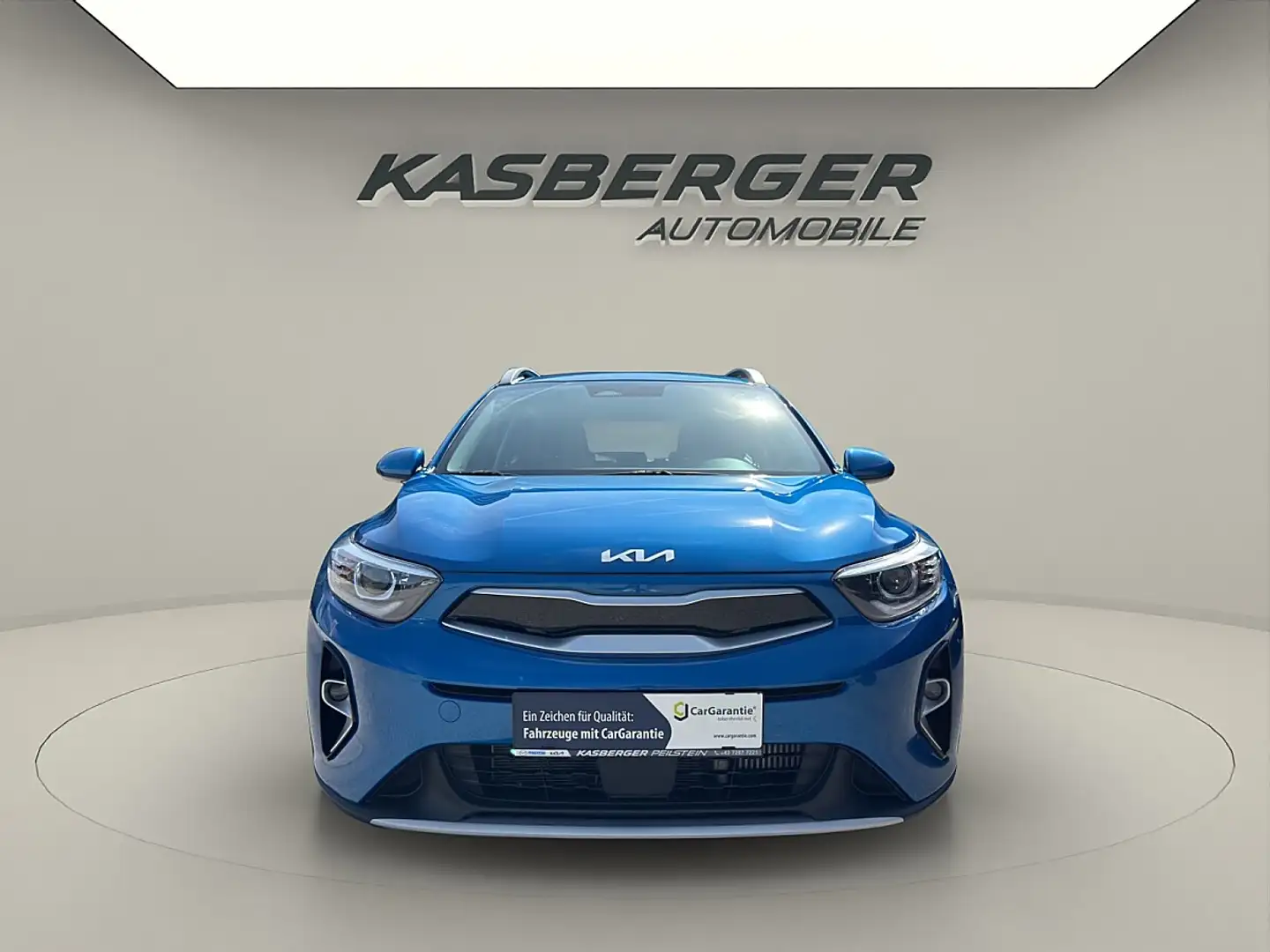 Kia Stonic 1,0 TGDI GPF ISG Silber DCT Aut. Blau - 2