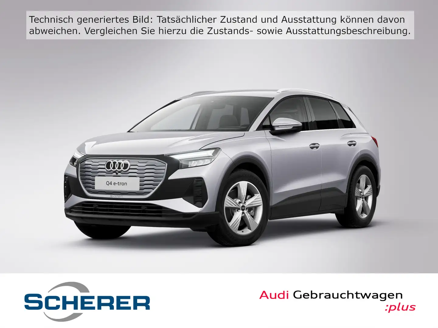 Audi Q4 e-tron 40 advanced NAVI+ WäPu. AHK RFK ACC Silber - 1