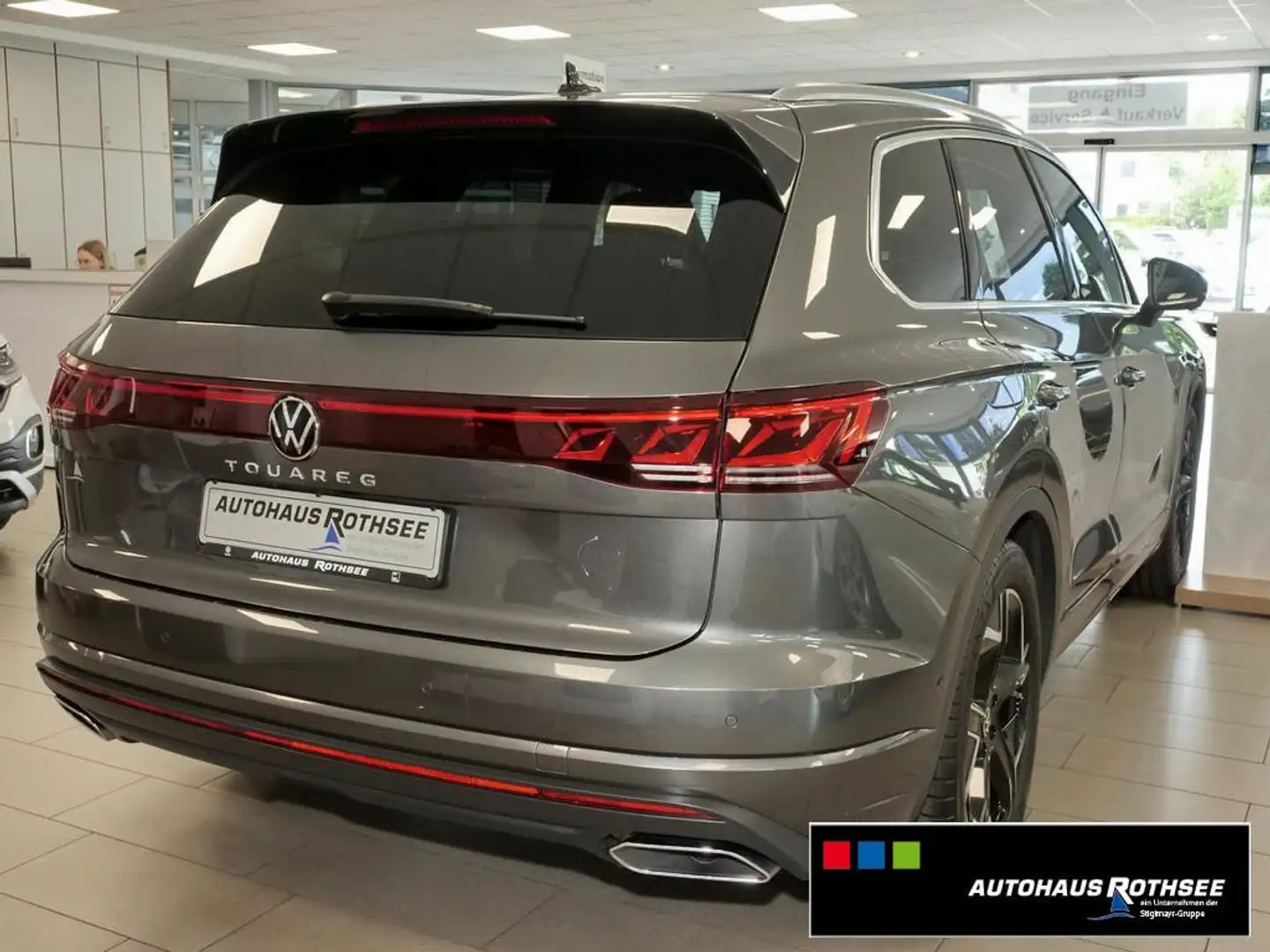 Volkswagen Touareg Elegance AHK+HUD+IQ-LIGHT+PANO+STANDHZG Gris - 2