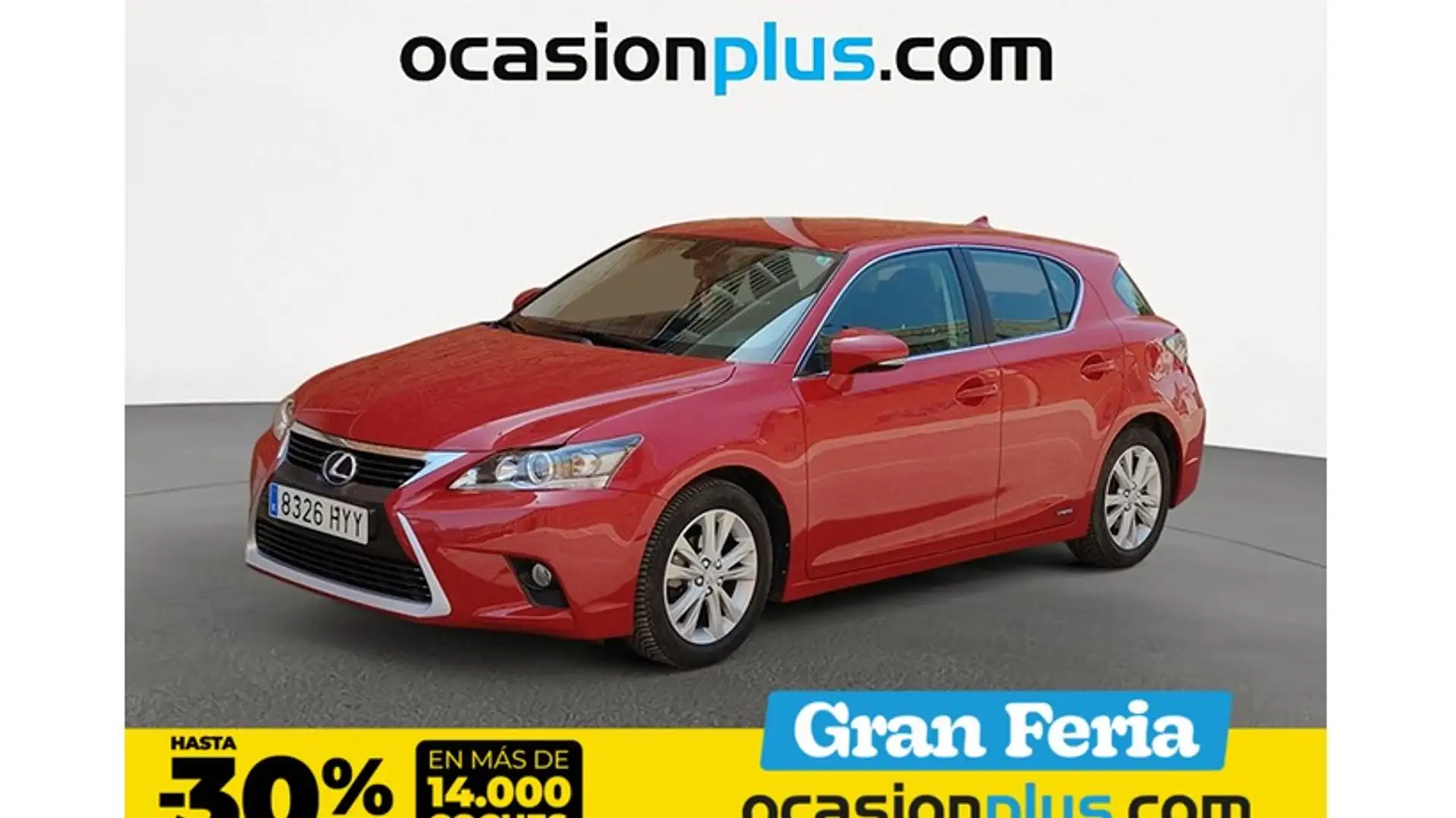 Lexus CT 200h Executive Rojo - 1