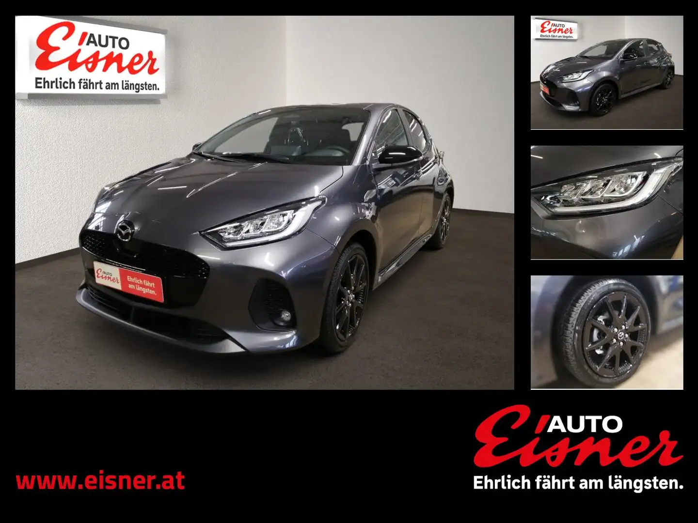 Mazda 2 HYBRID HOMURA Rückfahrkamera, Berganfahra. Grau - 1