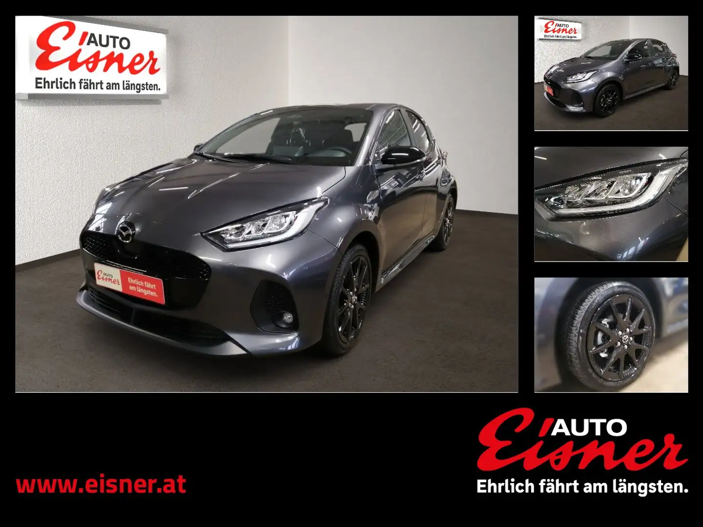 Mazda 2 HYBRID HOMURA Rückfahrkamera, Berganfahra. Grau - 1