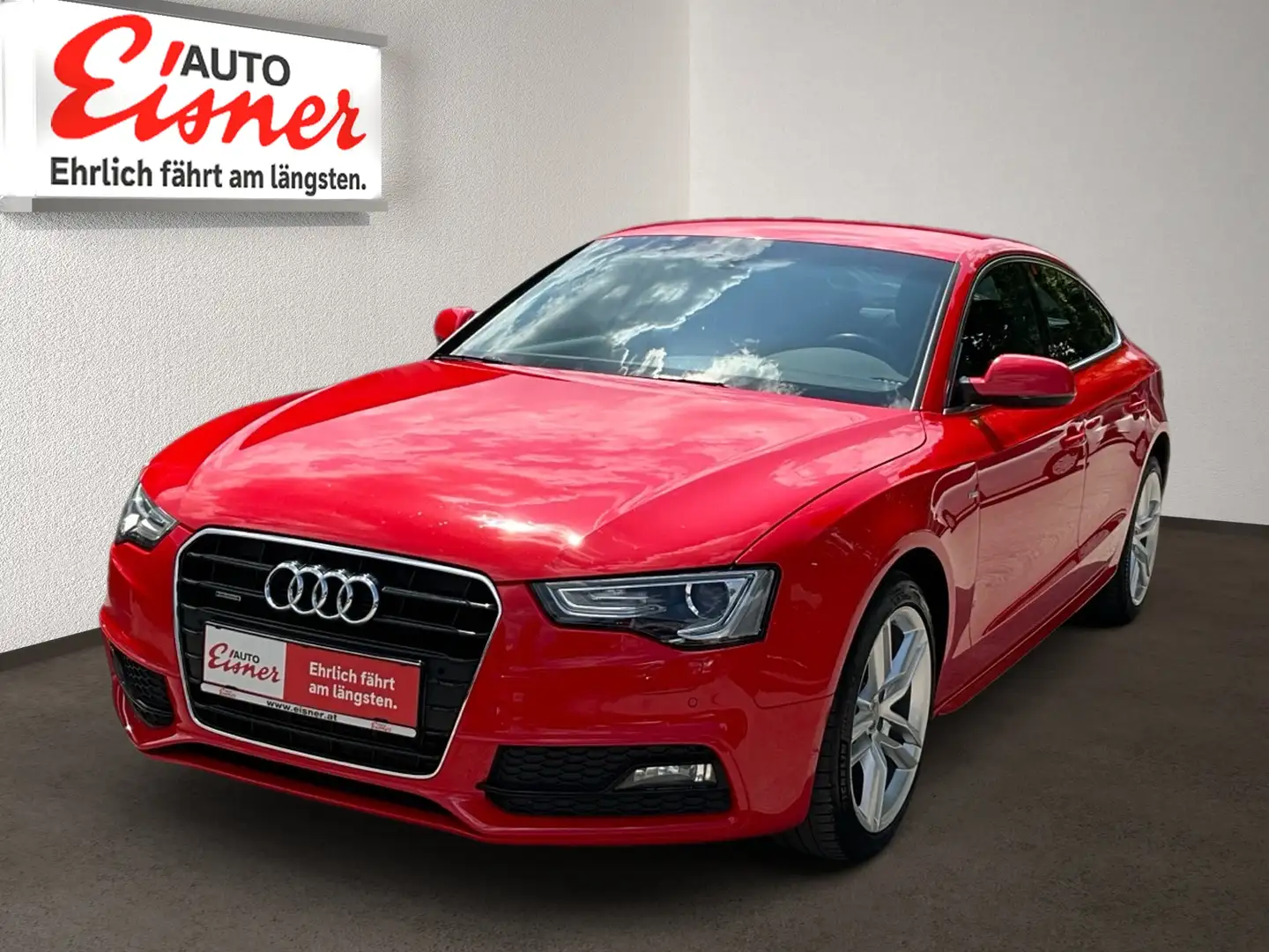 Audi A5 SB 2.0 TDI QUATTRO SPORT S-Line Rojo - 2