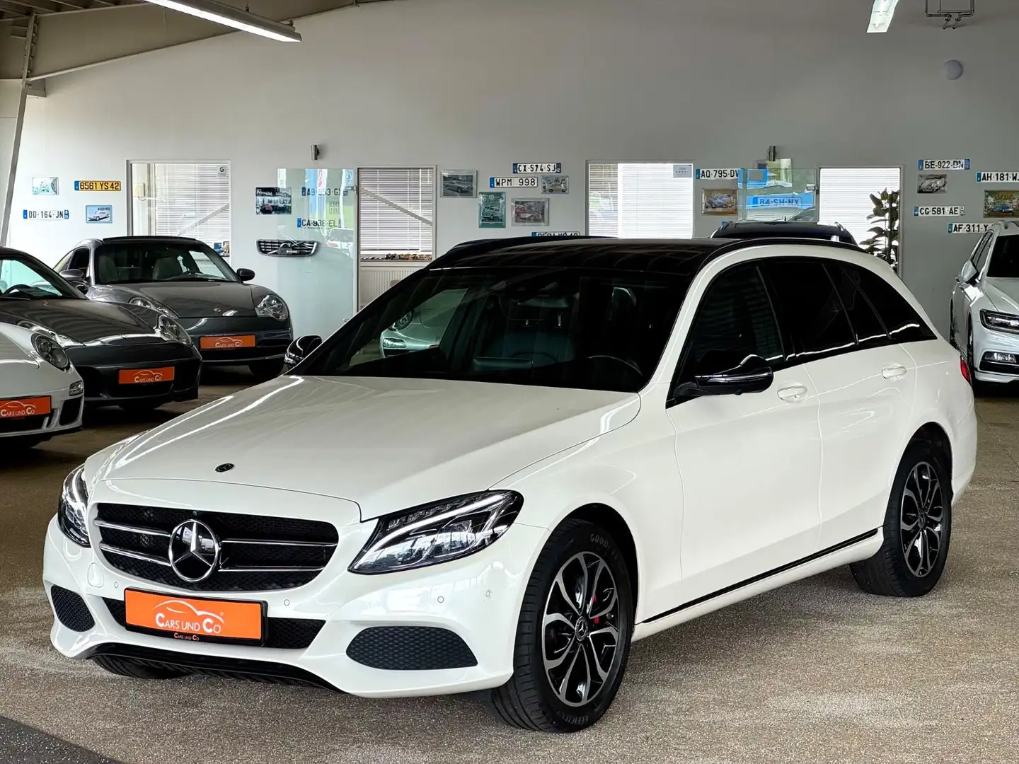 Mercedes-Benz C 250 d T-Mod 4M *STHZ*AHK*SHZ*PAN*LED*360Kam*NAV Fehér - 1