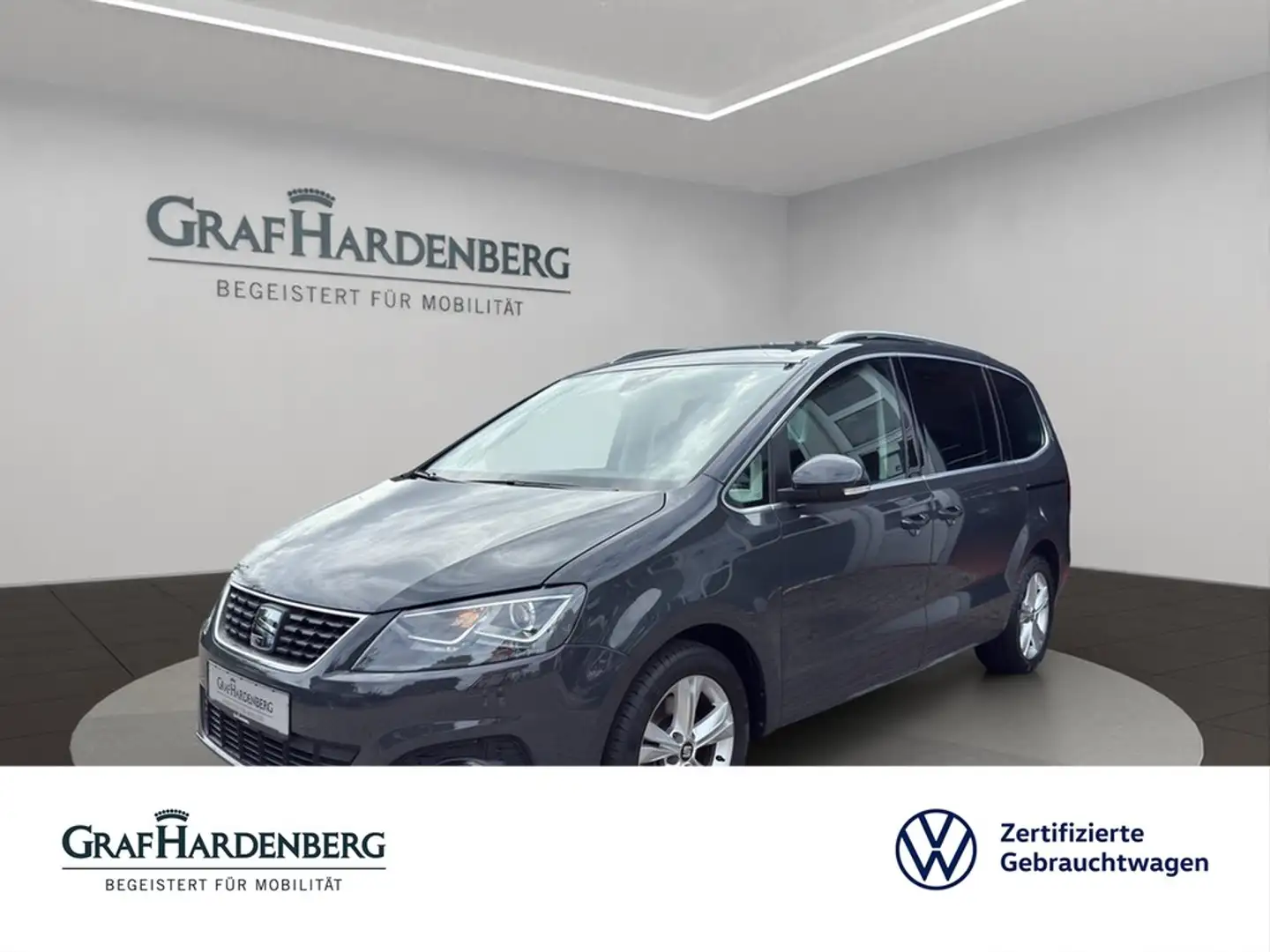 SEAT Alhambra Xcellence TDI DSG 7Sitze Navi AHK Xenon Grijs - 1