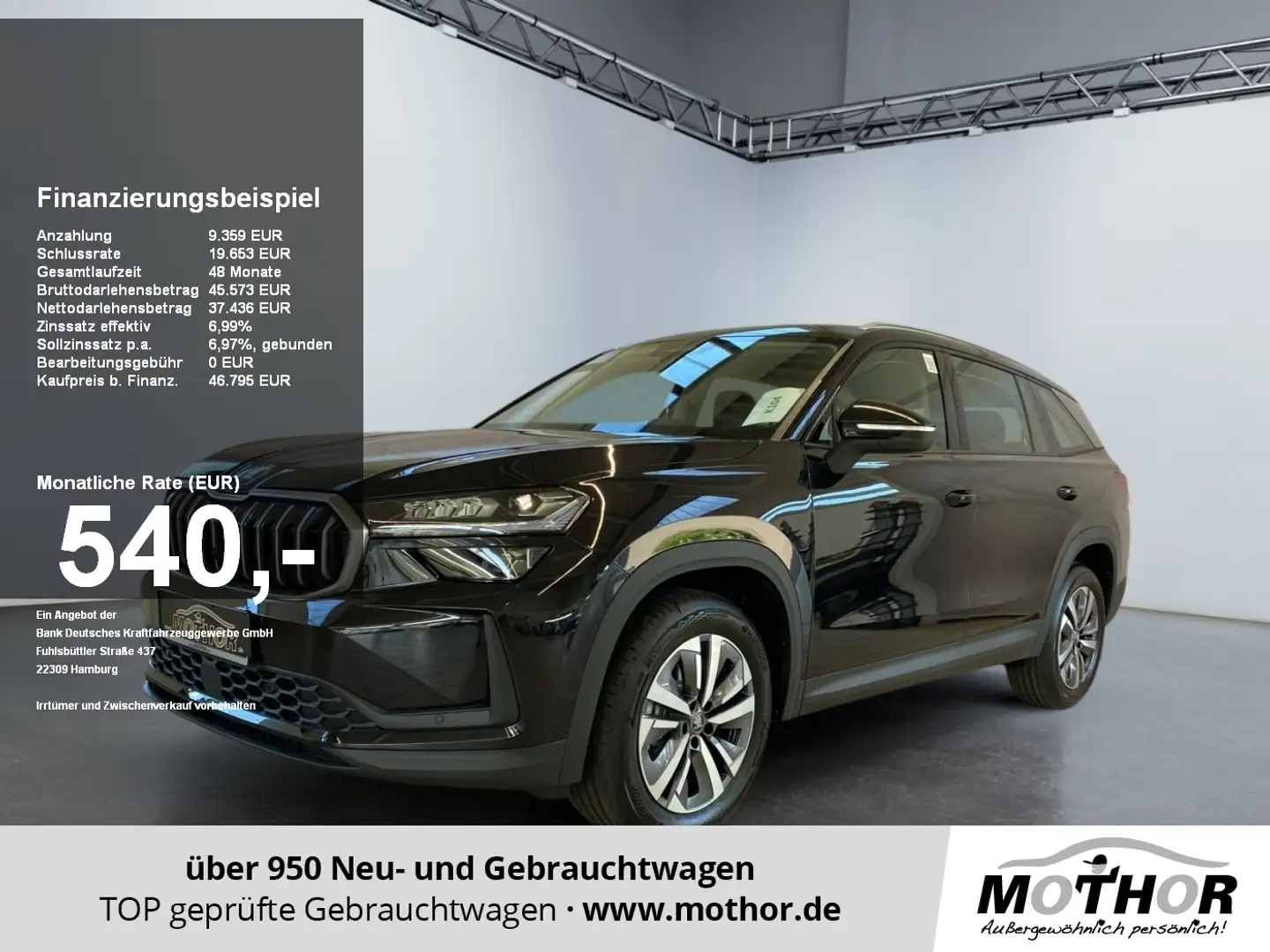 Skoda Kodiaq Selection 2.0 TDI 4x4 DSG Kamera AHK iACC Zwart - 1