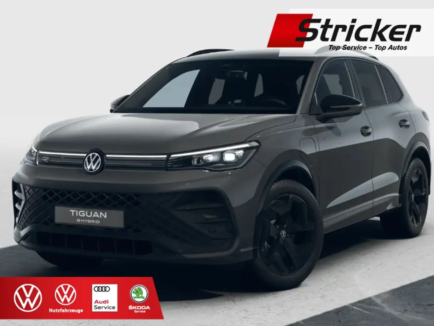 Volkswagen Tiguan R-Line eHybrid Black Style 559,- mtl. AHK WR Gris - 2