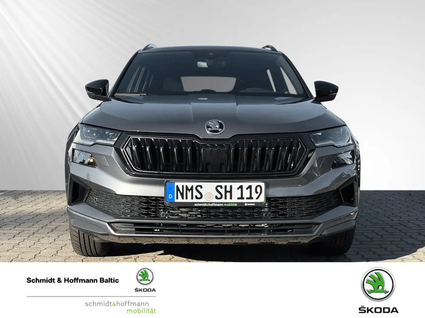 Skoda Karoq 1.5 TSI ACT Sportline Klima Navi Rückfahrkamera Grijs - 2
