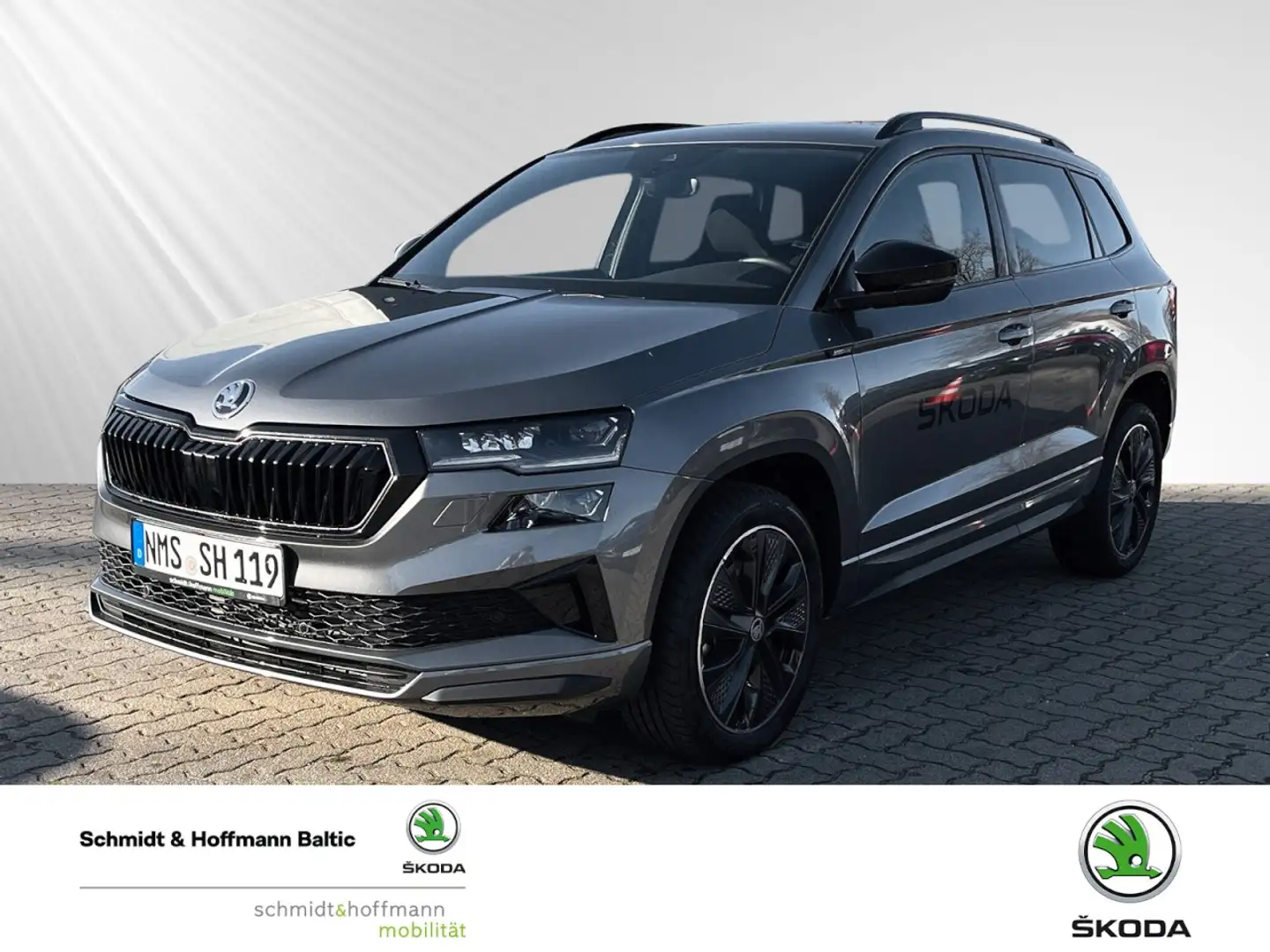 Skoda Karoq 1.5 TSI ACT Sportline Klima Navi Rückfahrkamera Grijs - 1