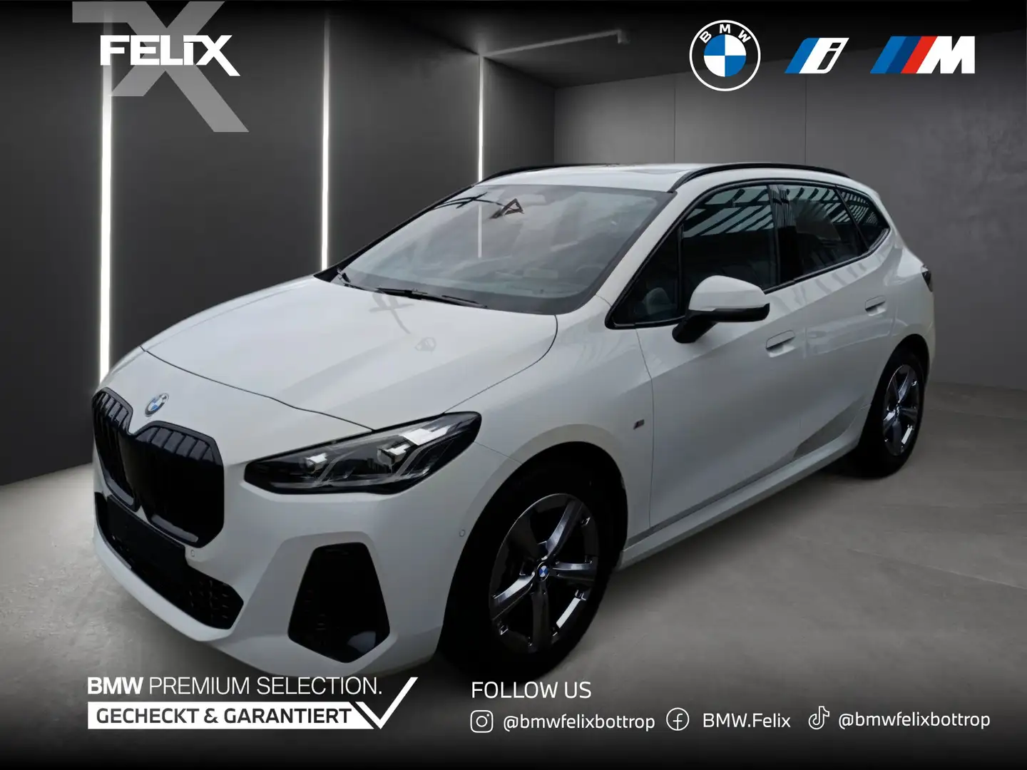 BMW 223 i xDrive Active Tourer+M SPORTPAKET+PANORAMA+HEAD Blanc - 1