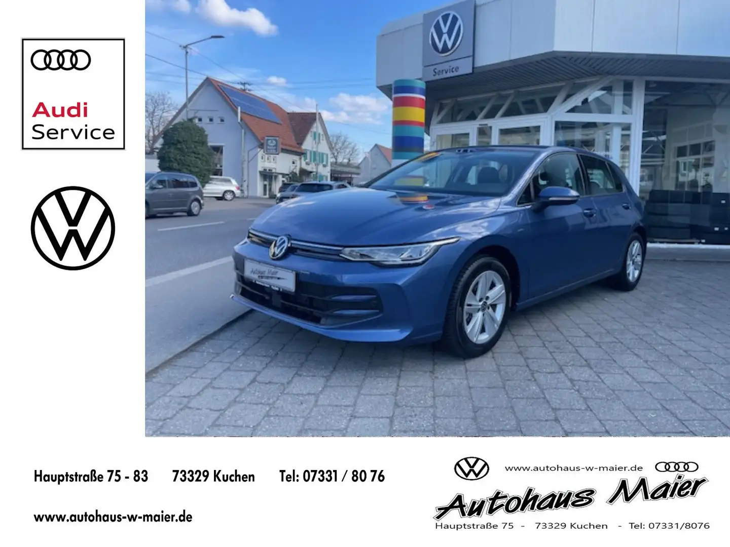 Volkswagen Golf VIII 1.5 TSI "Life"/AHK/SHZ/Facelift Blau - 1
