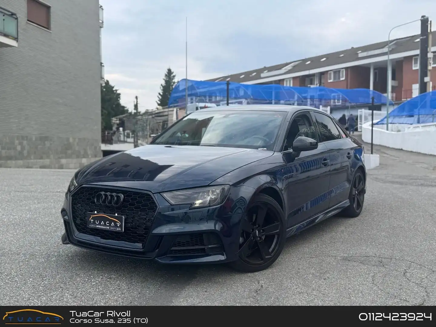 Audi A3 S Line 1.5  TFSI 150 cv Bleu - 1